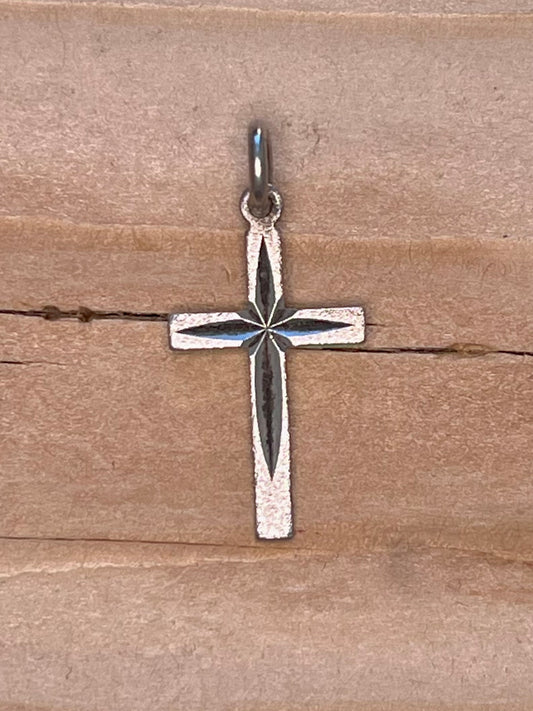Small Cross 925 Sterling Silver Pendant