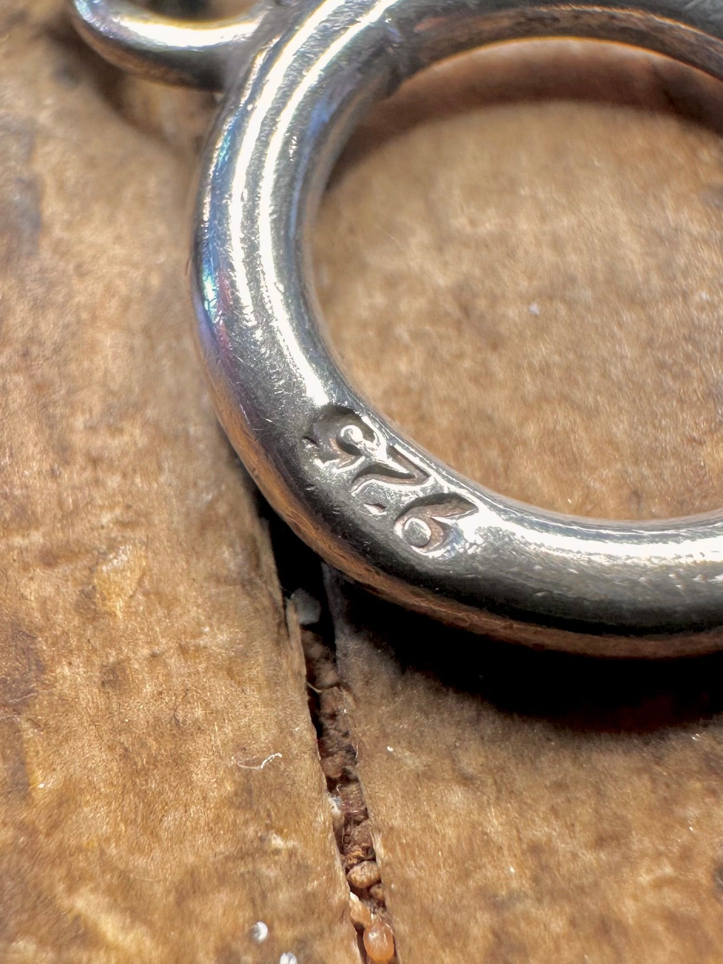Motorcycle Chunky Chain T Bar 925 Sterling Silver 9 inch Bracelet