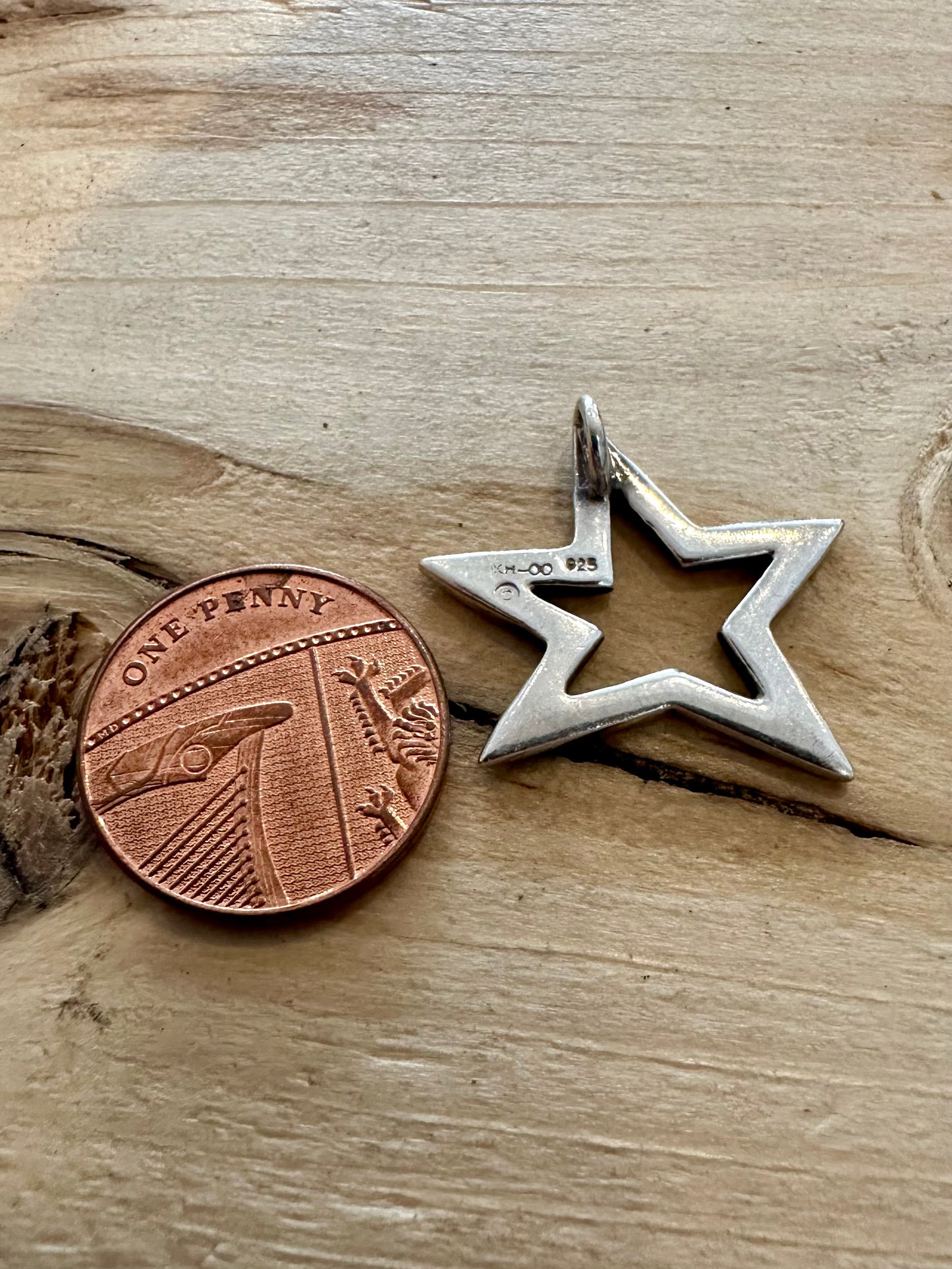 Abstract Star 925 Silver Pendant