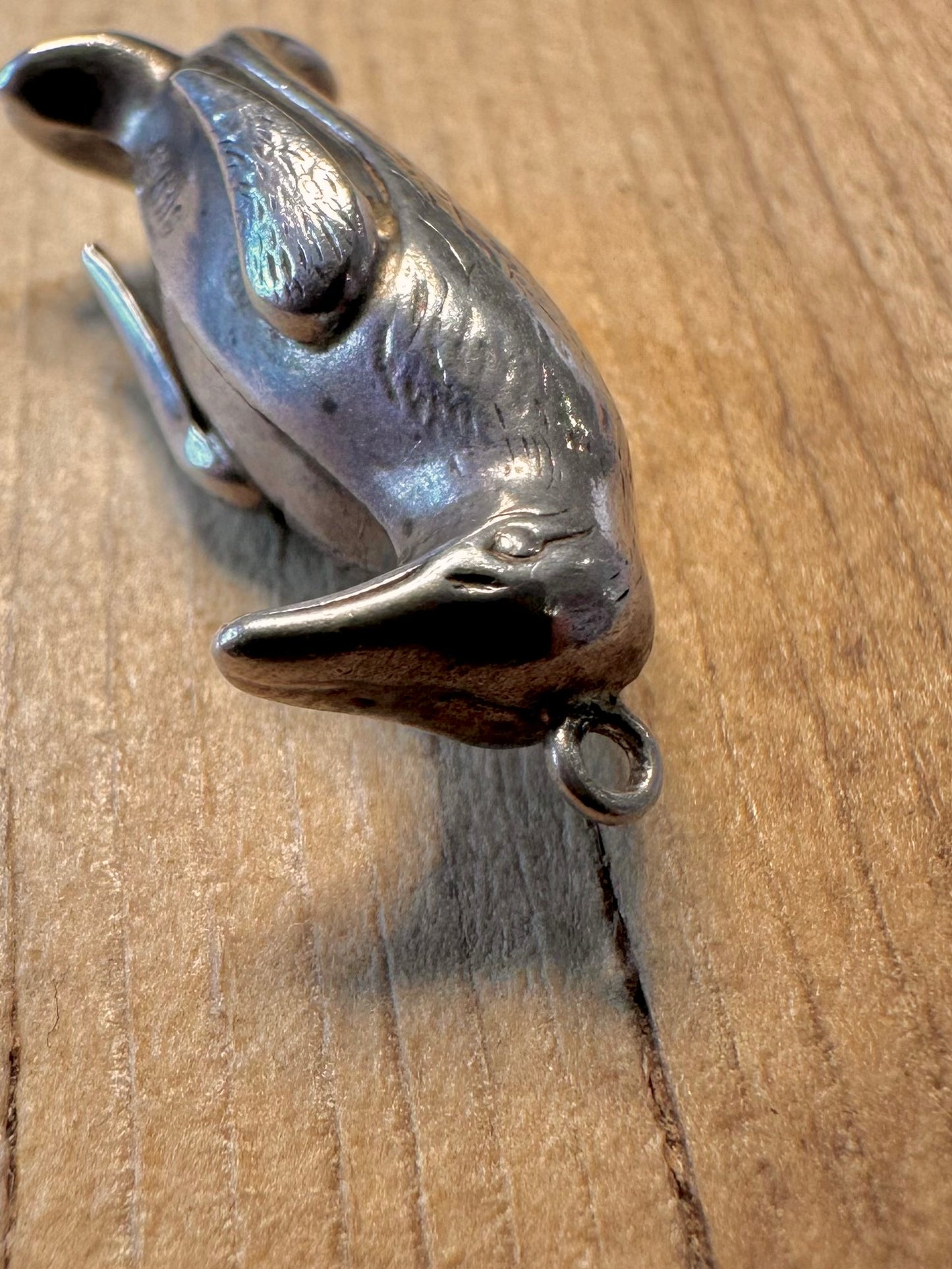 Vintage Penguin 925 Silver Charm Pendant