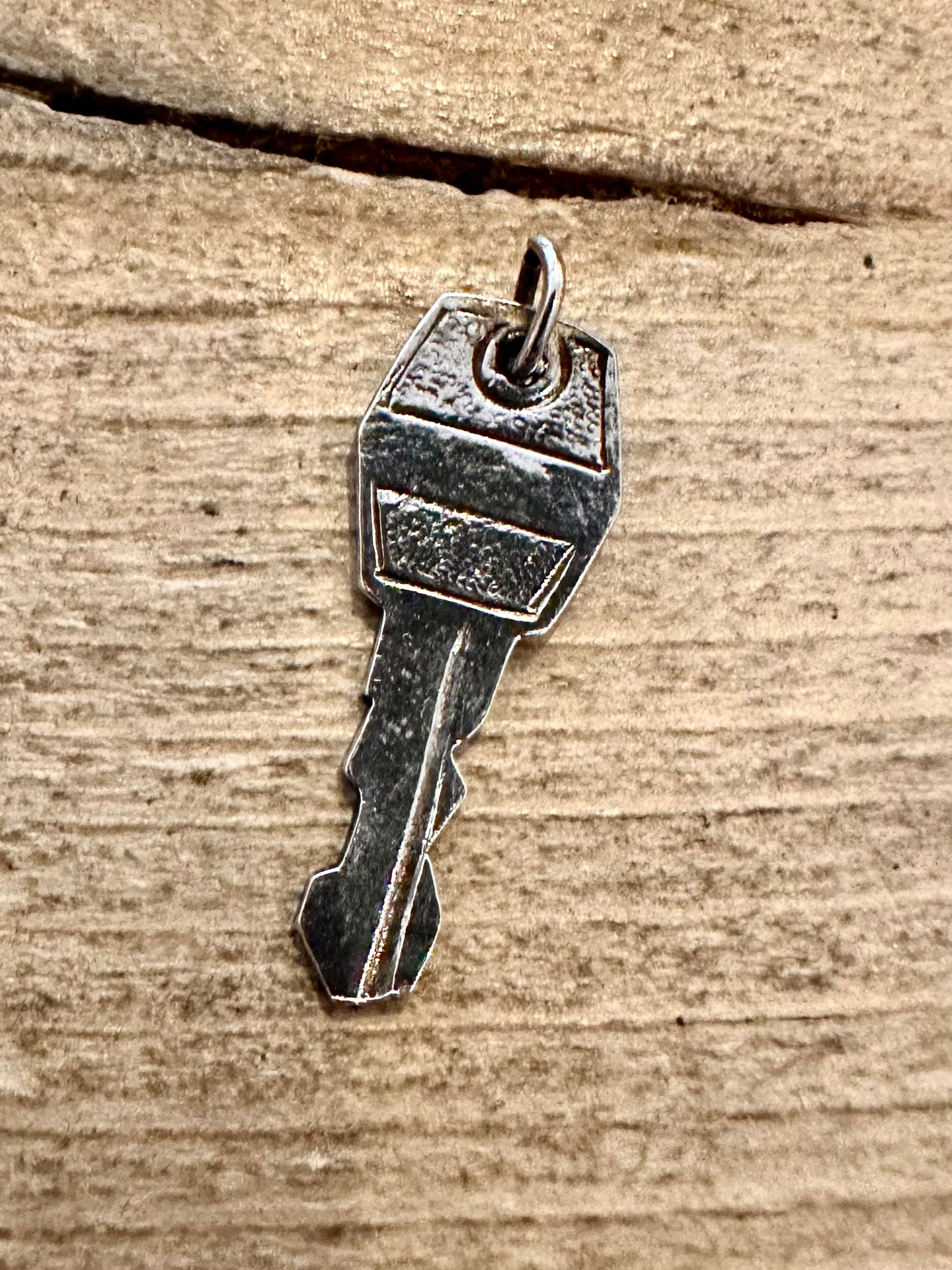 Vintage Key 925 Silver Pendant