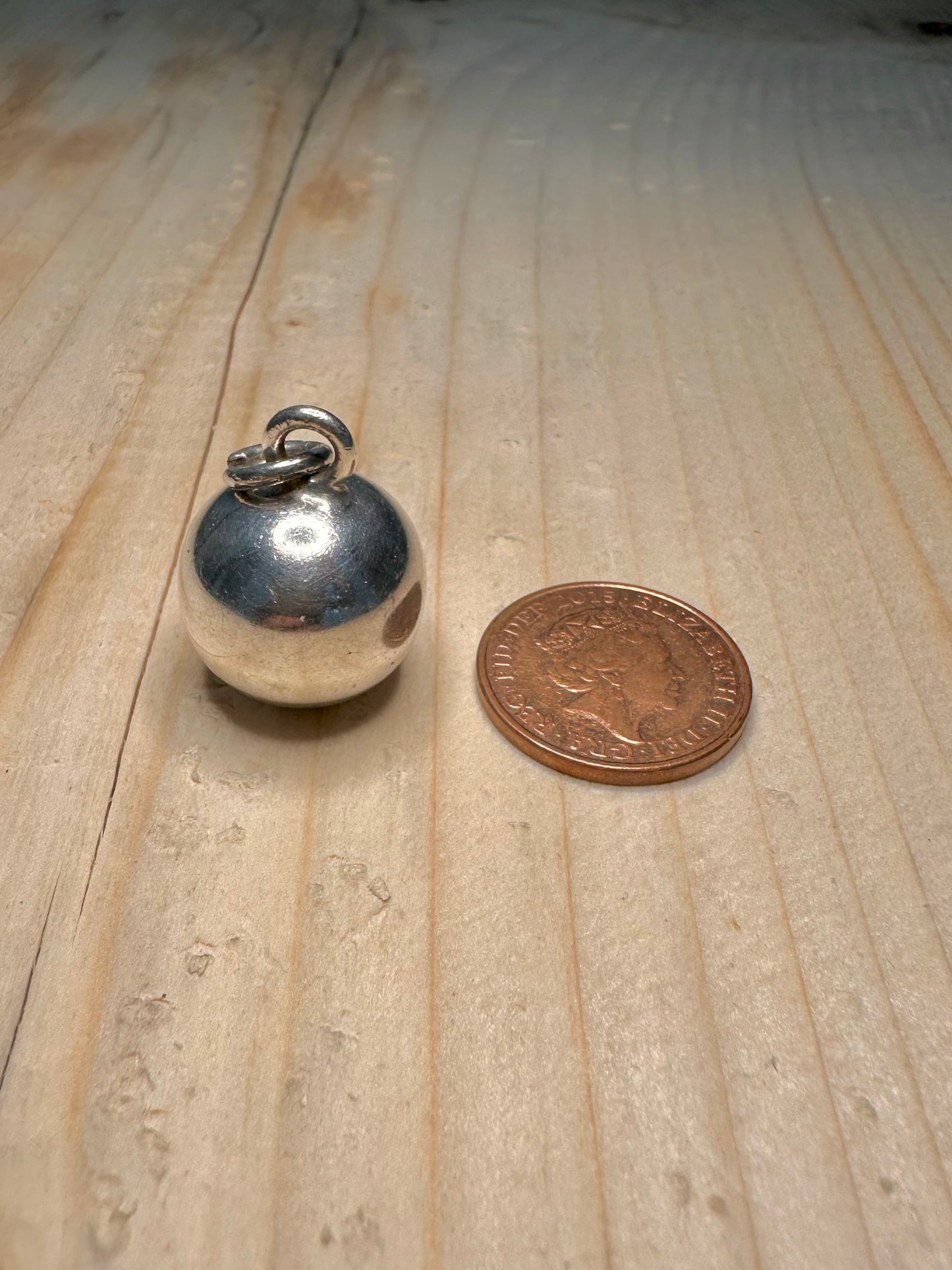 Ball Chime 925 Sterling Silver Pendant