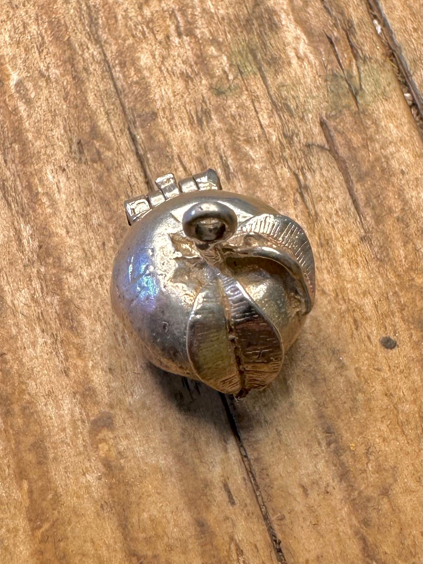Apple Nuvo Hinged Adam and Eve 925 Sterling Silver Charm Pendant