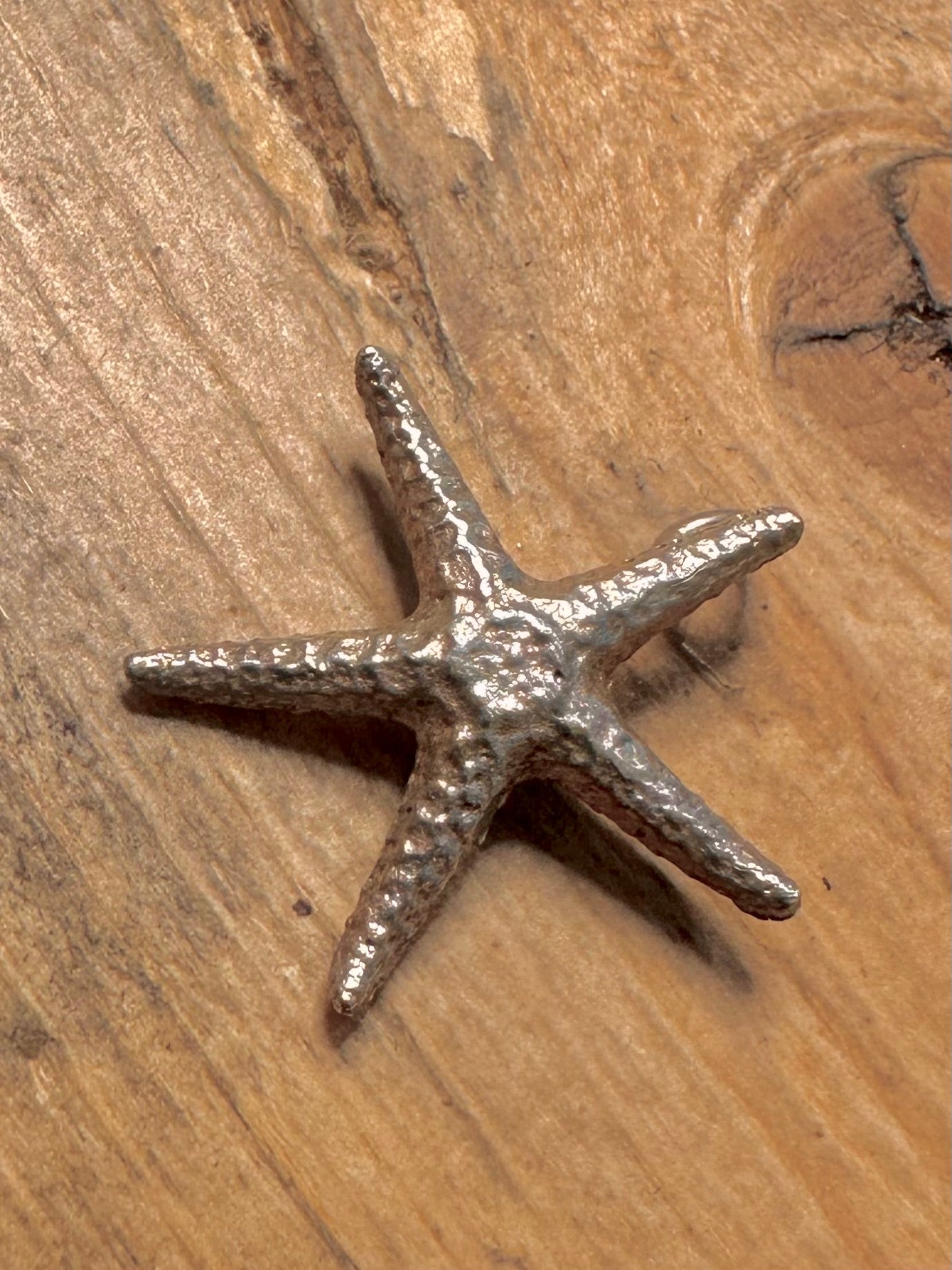 Vintage Starfish 925 Silver Pendant
