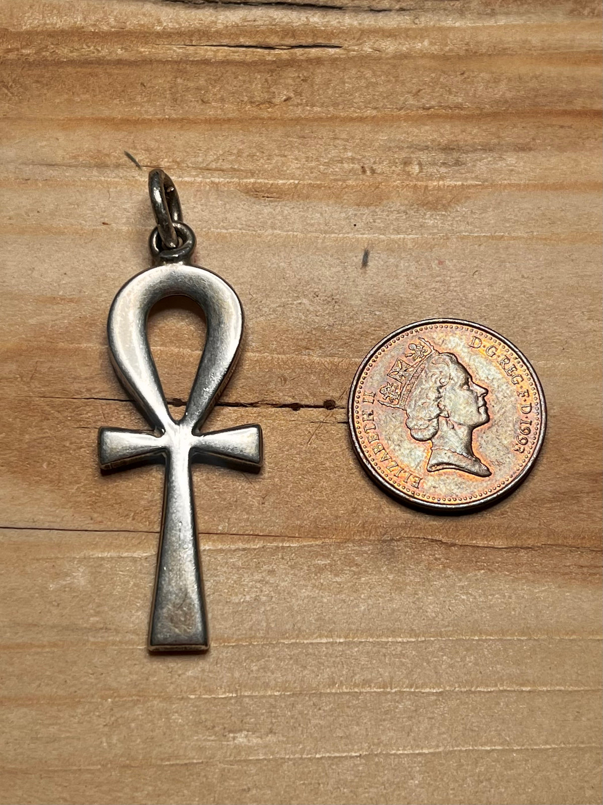 Large Ankh 925 Sterling Silver Pendant