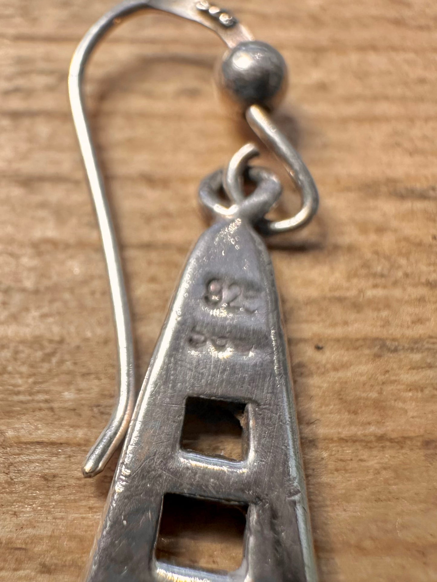 Abstract Dangle 925 Silver Earring
