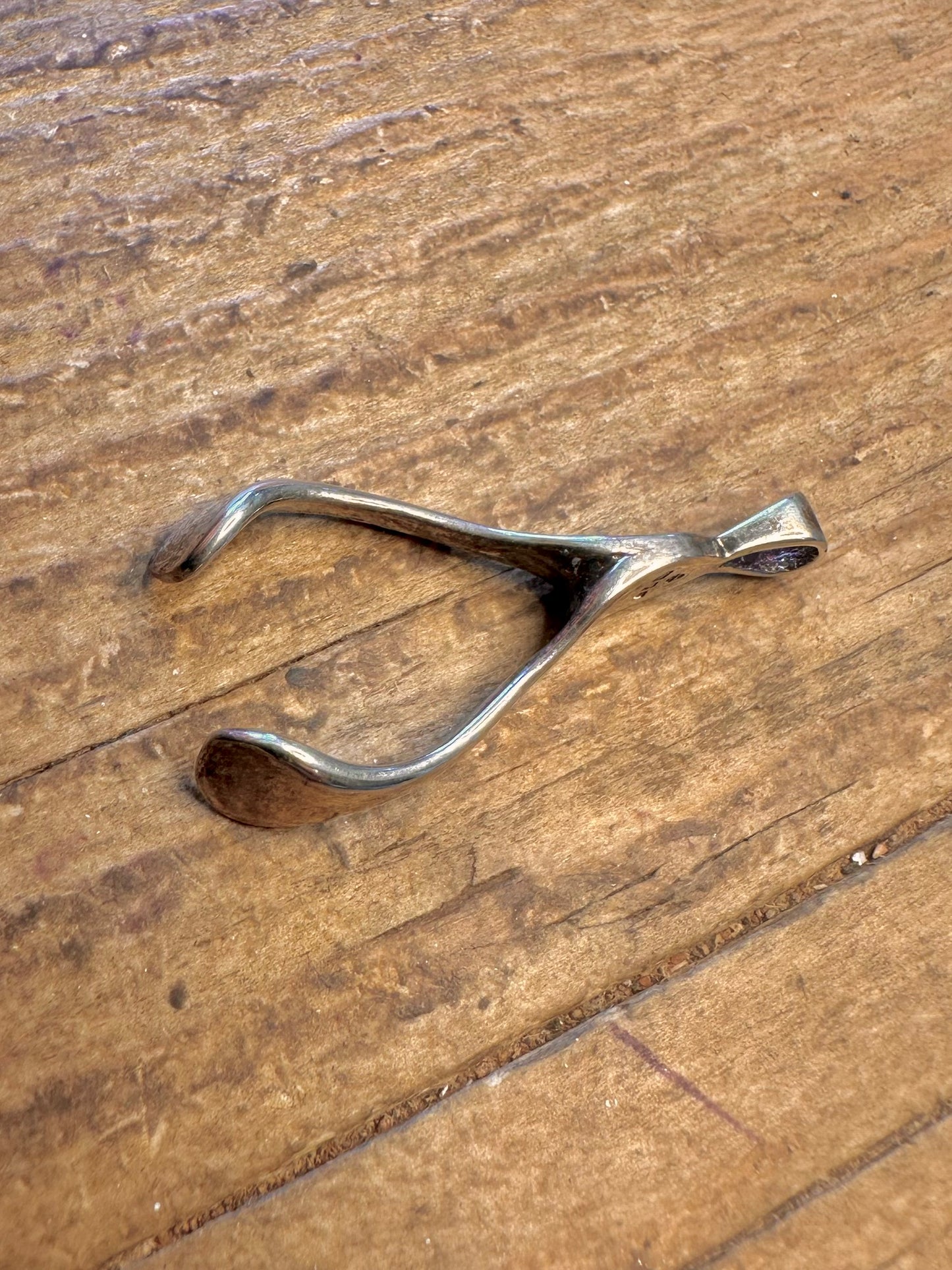 Wishbone 1980 925 Sterling Silver Pendant