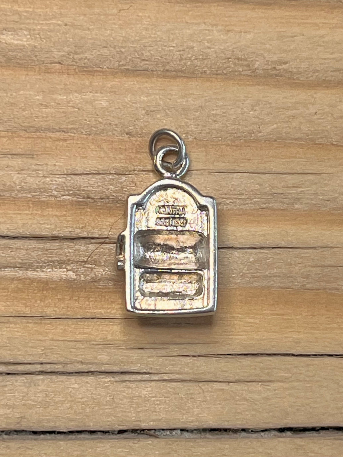 Small Casino Slot Machine GATHA 925 Sterling Silver Pendant