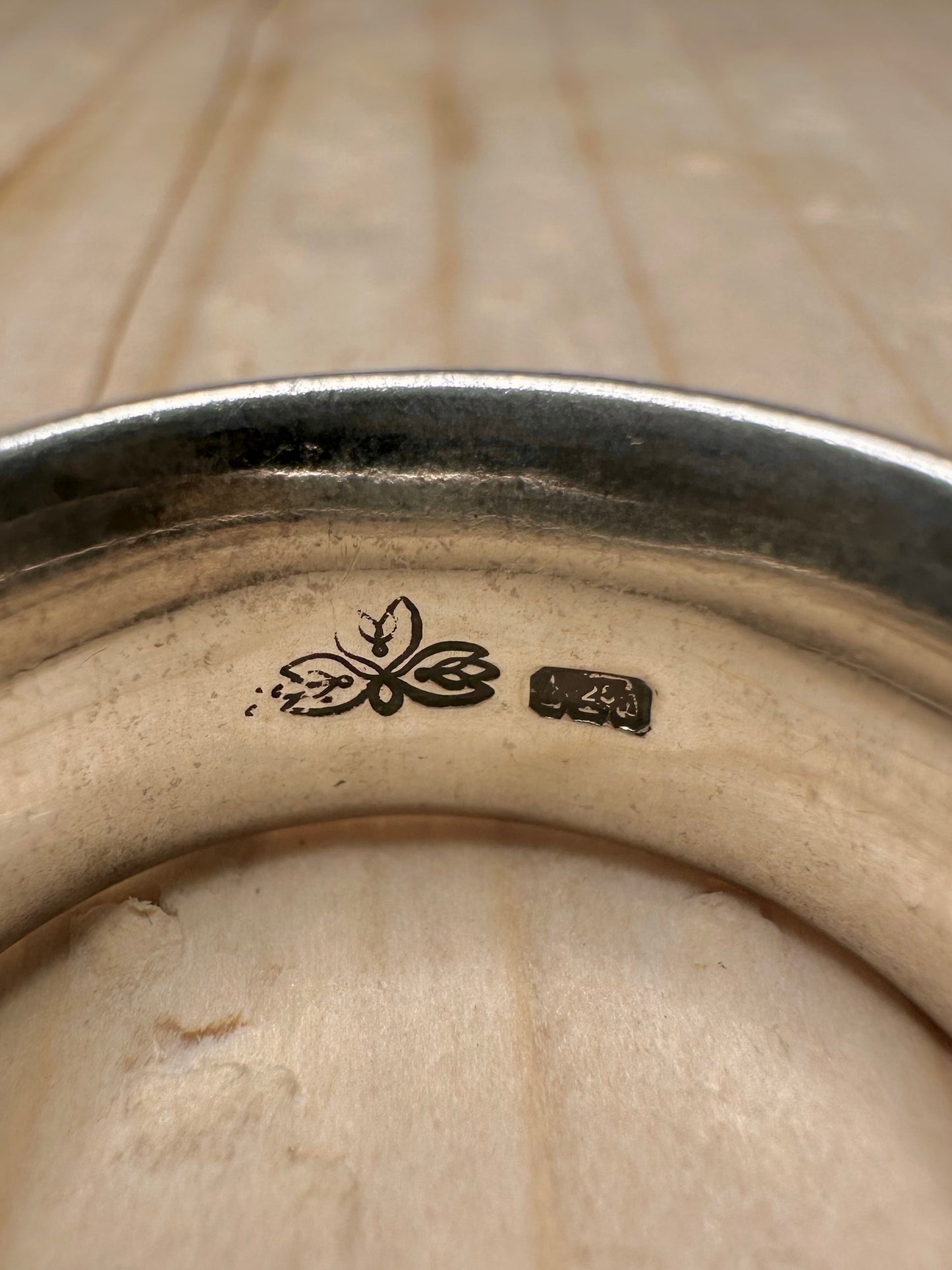 Tree of Life Spinner 925 Sterling Silver Size U Ring