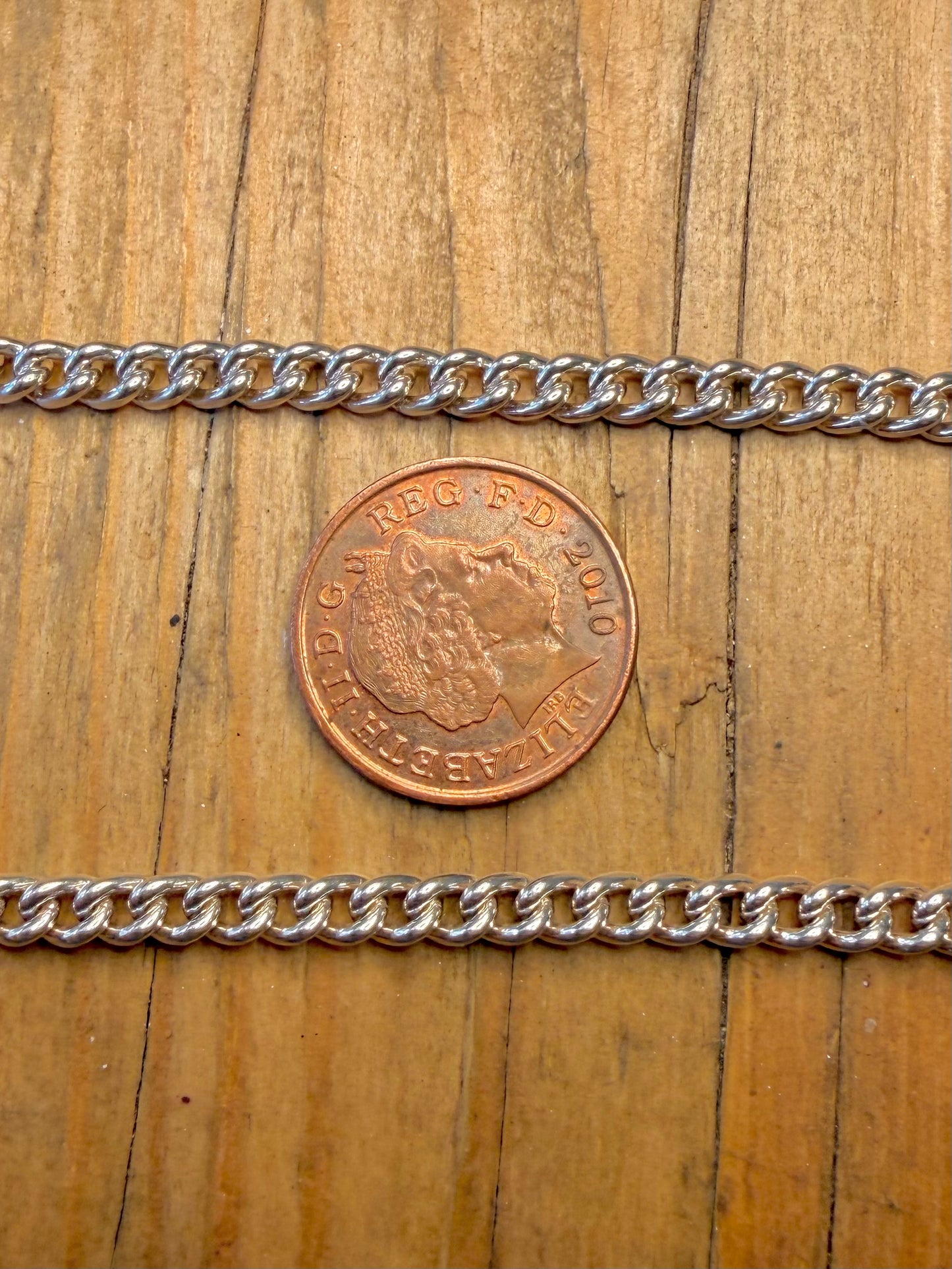 Close Link Curb Chain Maker WJS 925 Sterling Silver 18 inch Necklace