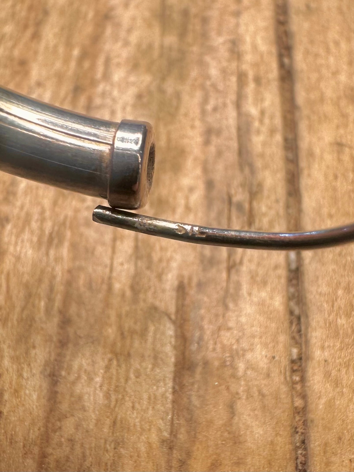 Vintage Dicke Abgerundete Creolen 925 Sterling Silber Ohrringe