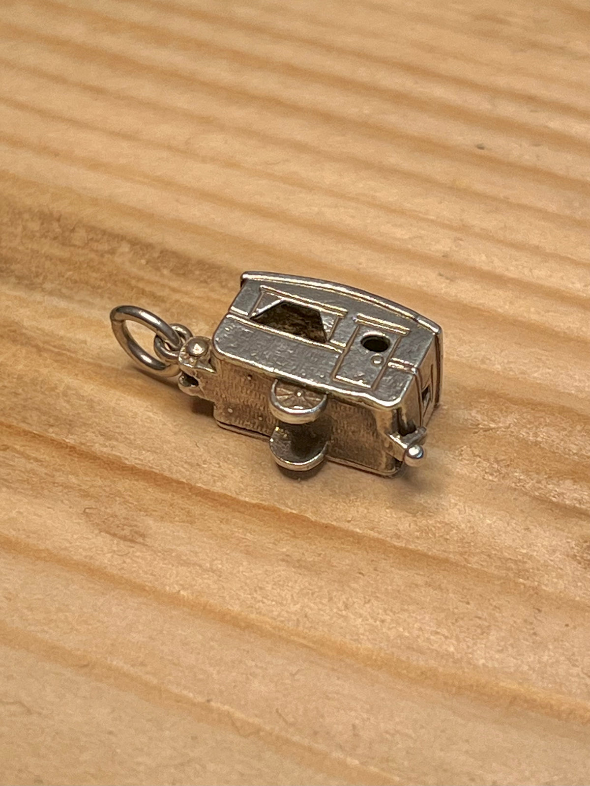 Small Caravan Articulated 925 Sterling Silver Pendant
