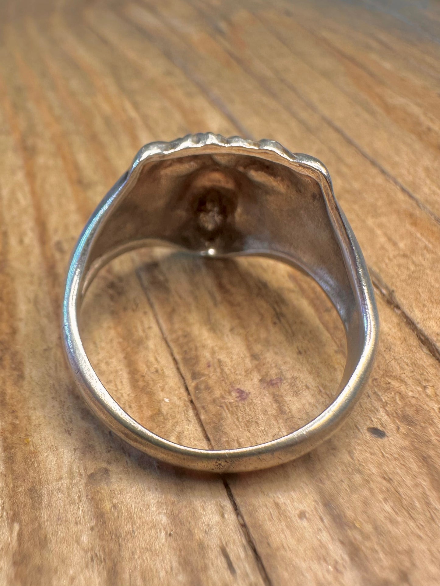 Tierkopf 835er Silber Größe V Ring