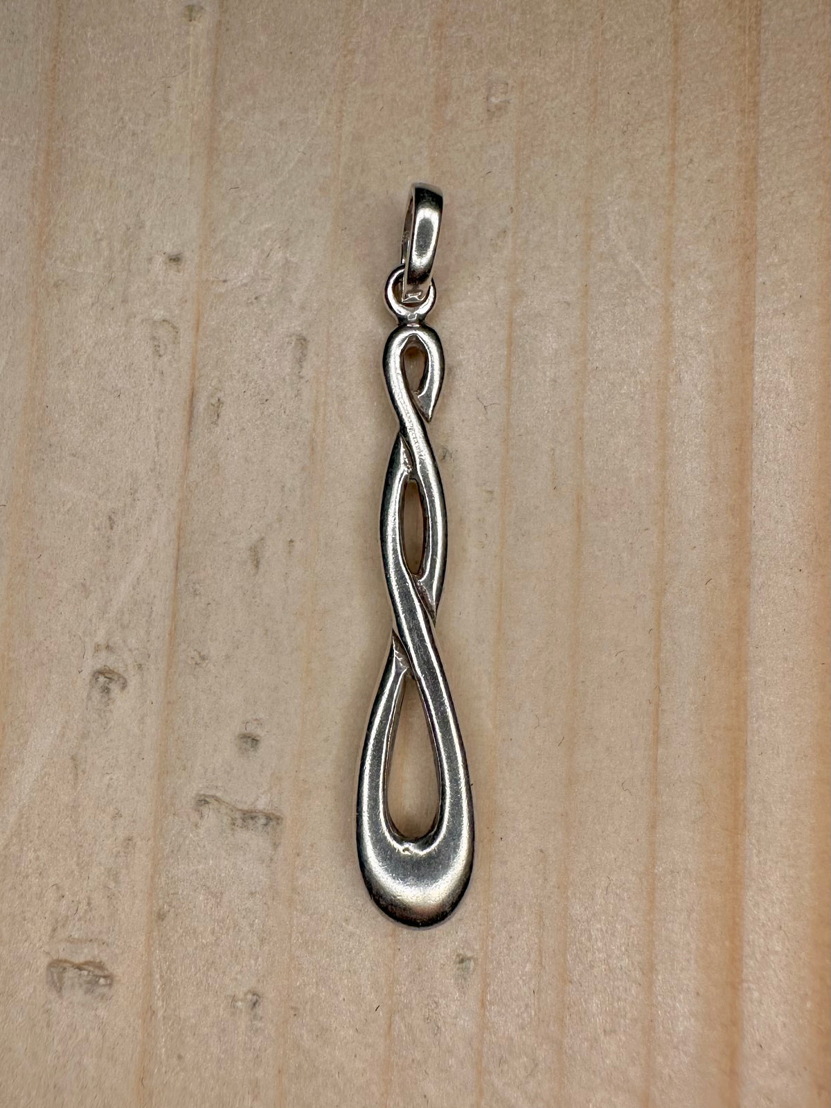 Infinity Twist 925 Sterling Silver Pendant