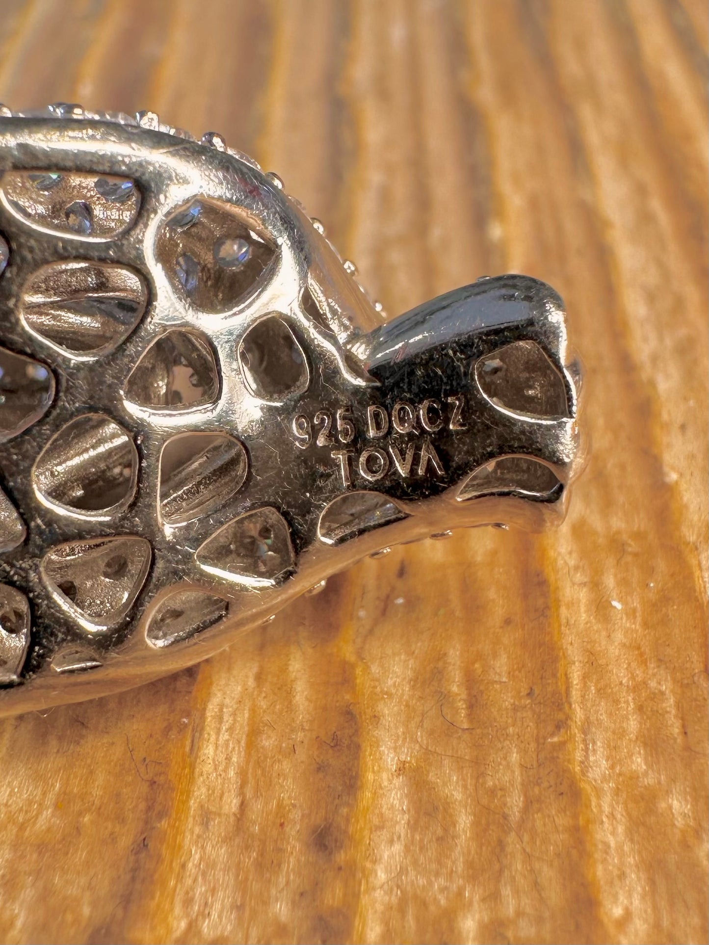 Tova Panther Cubic Zirconia 925 Sterling Silver Pendant