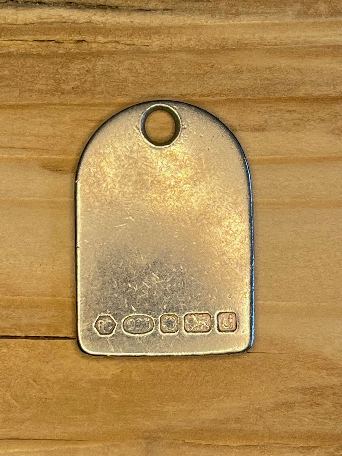Ingot 2003 Carrs Maker RC 925 Sheffield Sterling Silver Pendant
