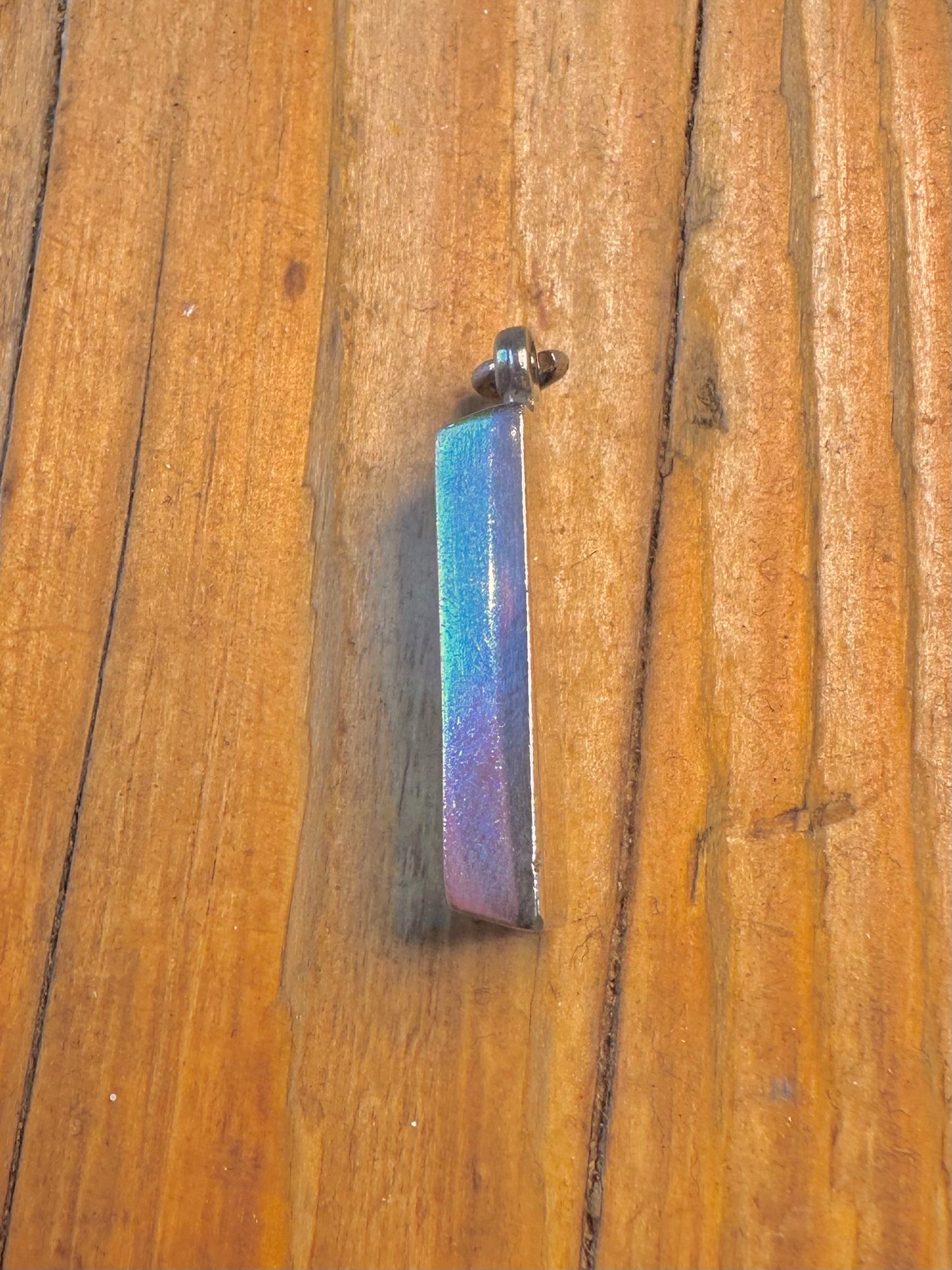 Ingot 1978 Sheffield Maker RC 925 Sterling Silver Pendant