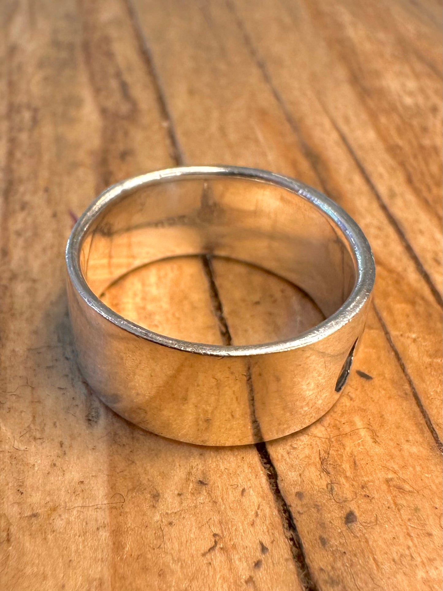 Vintage Nike Band 925 Sterling Silver Size K Ring