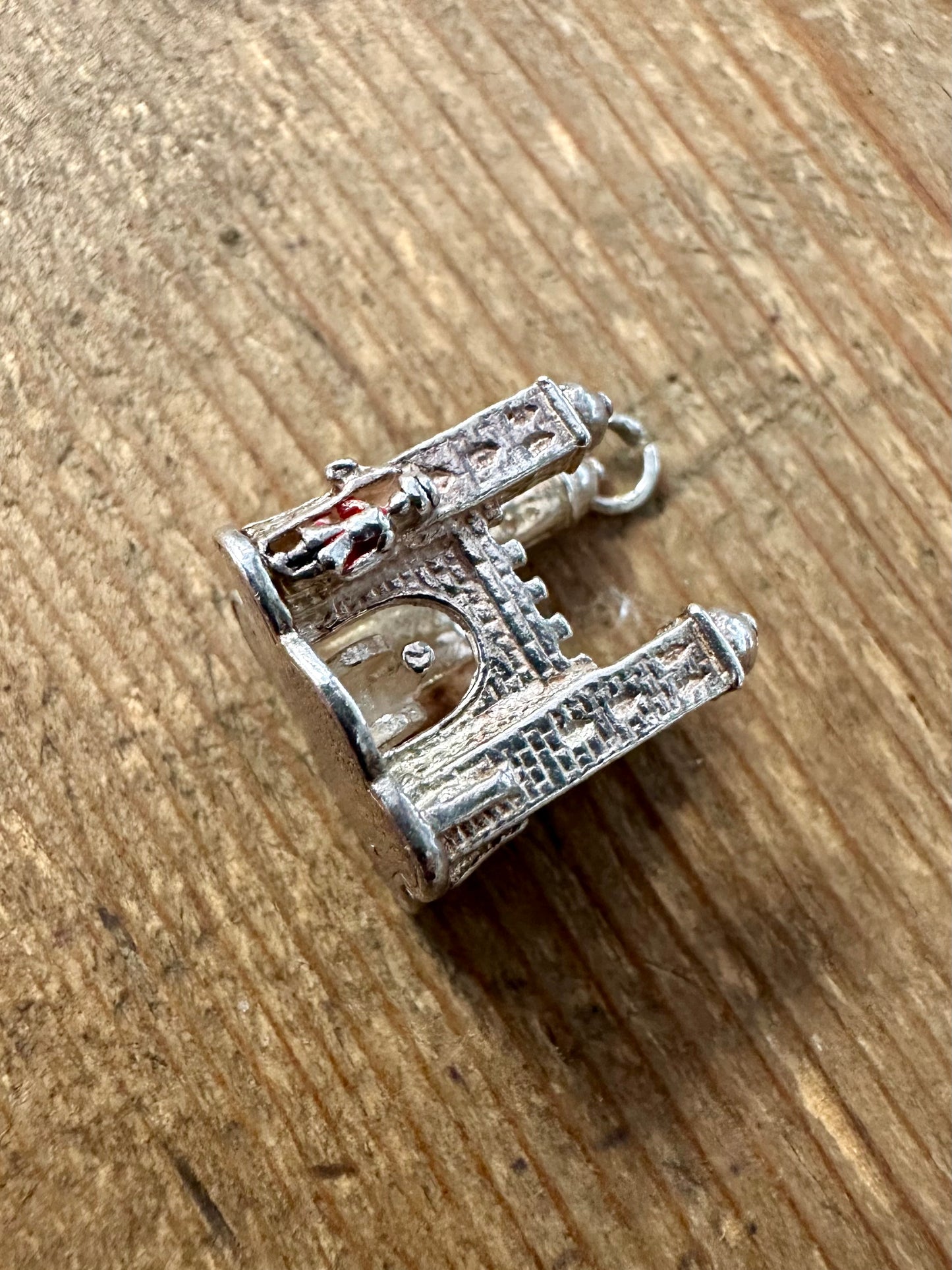 Vintage Tower of London 925 Silver Charm Pendant