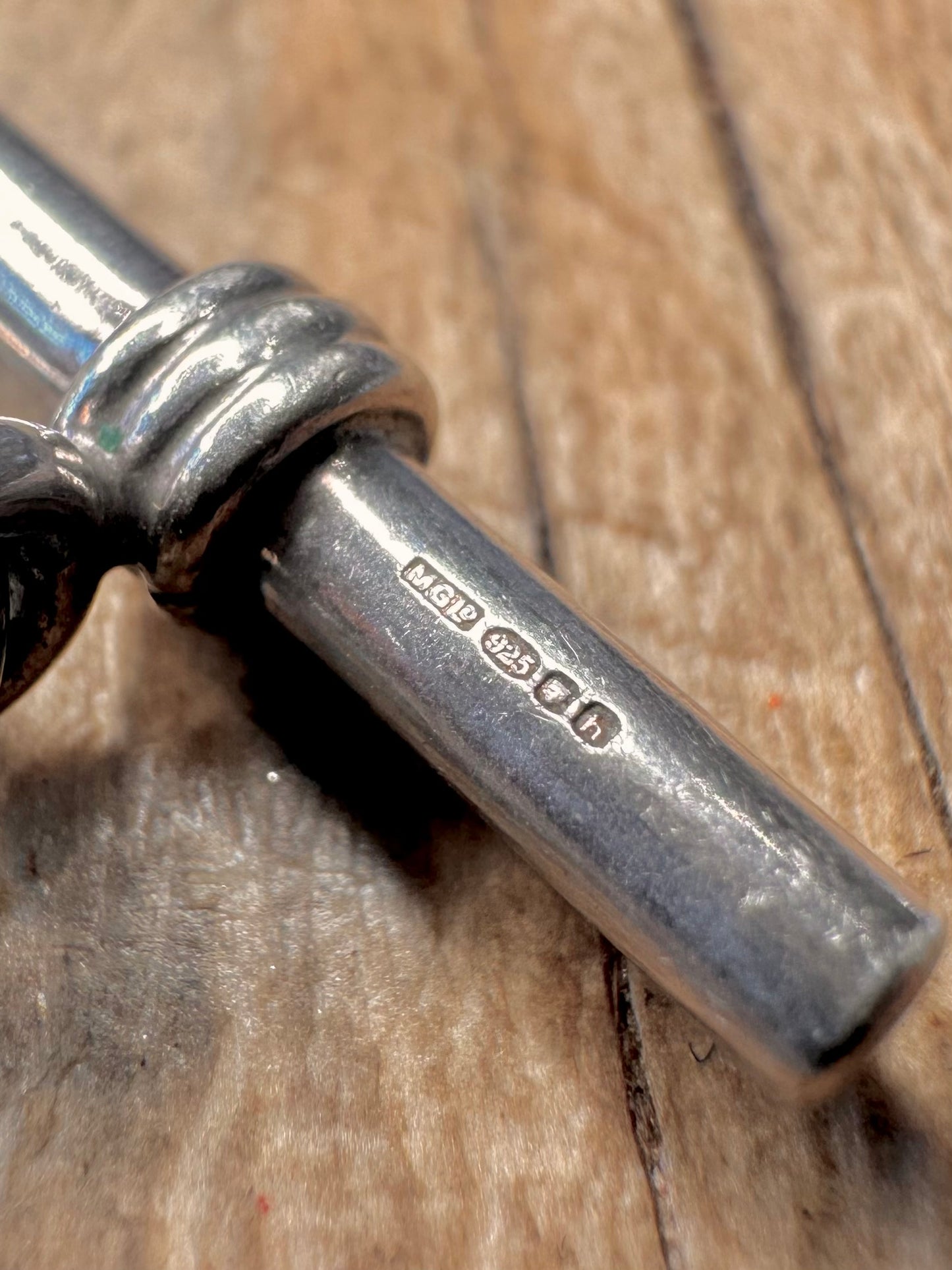 Modern 2007 Chunky Belcher T Bar 925 Sterling Silver 7.8 inch Bracelet