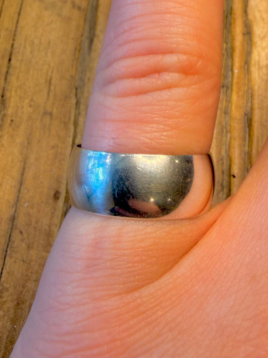 Band 925 Sterling Silver Size P1/2 Ring