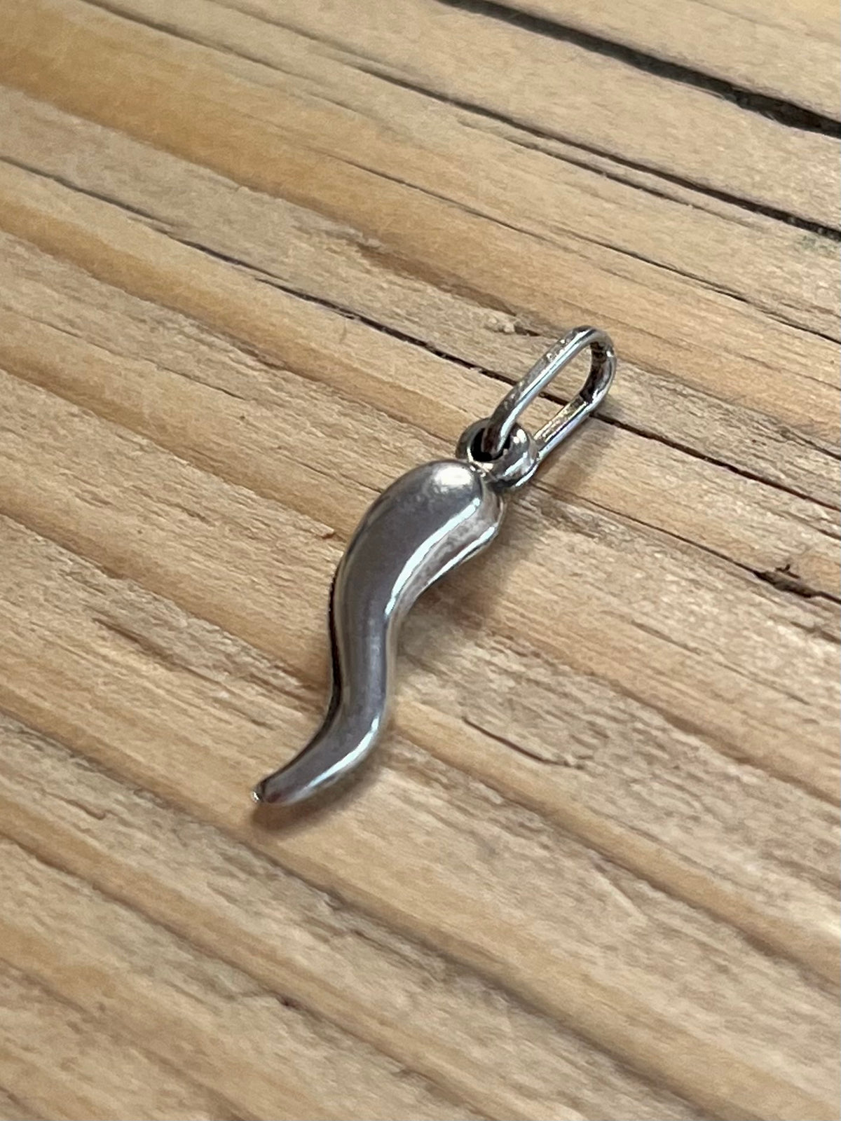 Small Chilli 925 ITALY Sterling Silver Pendant