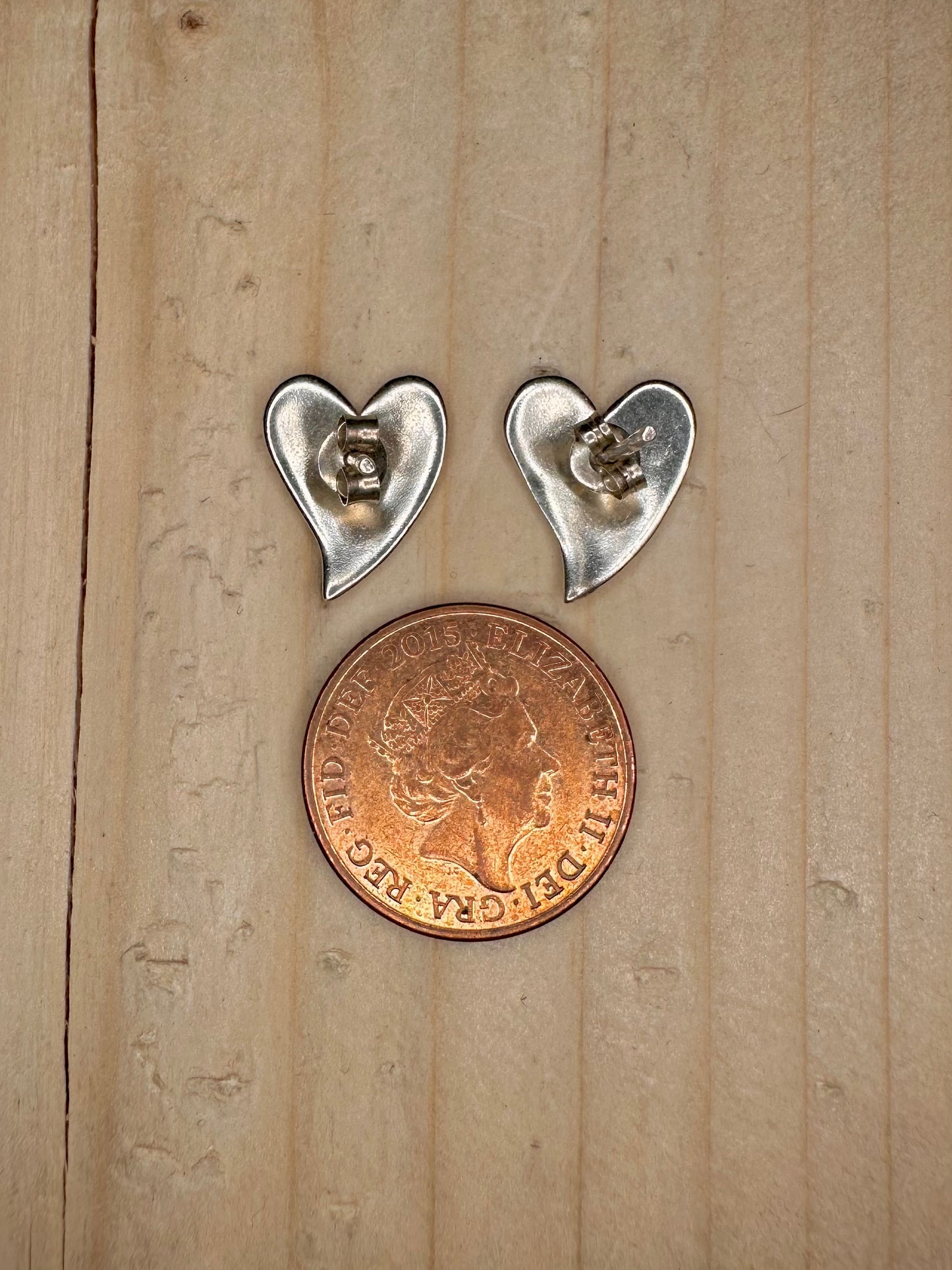 Small Heart 925 Sterling Silver Earrings