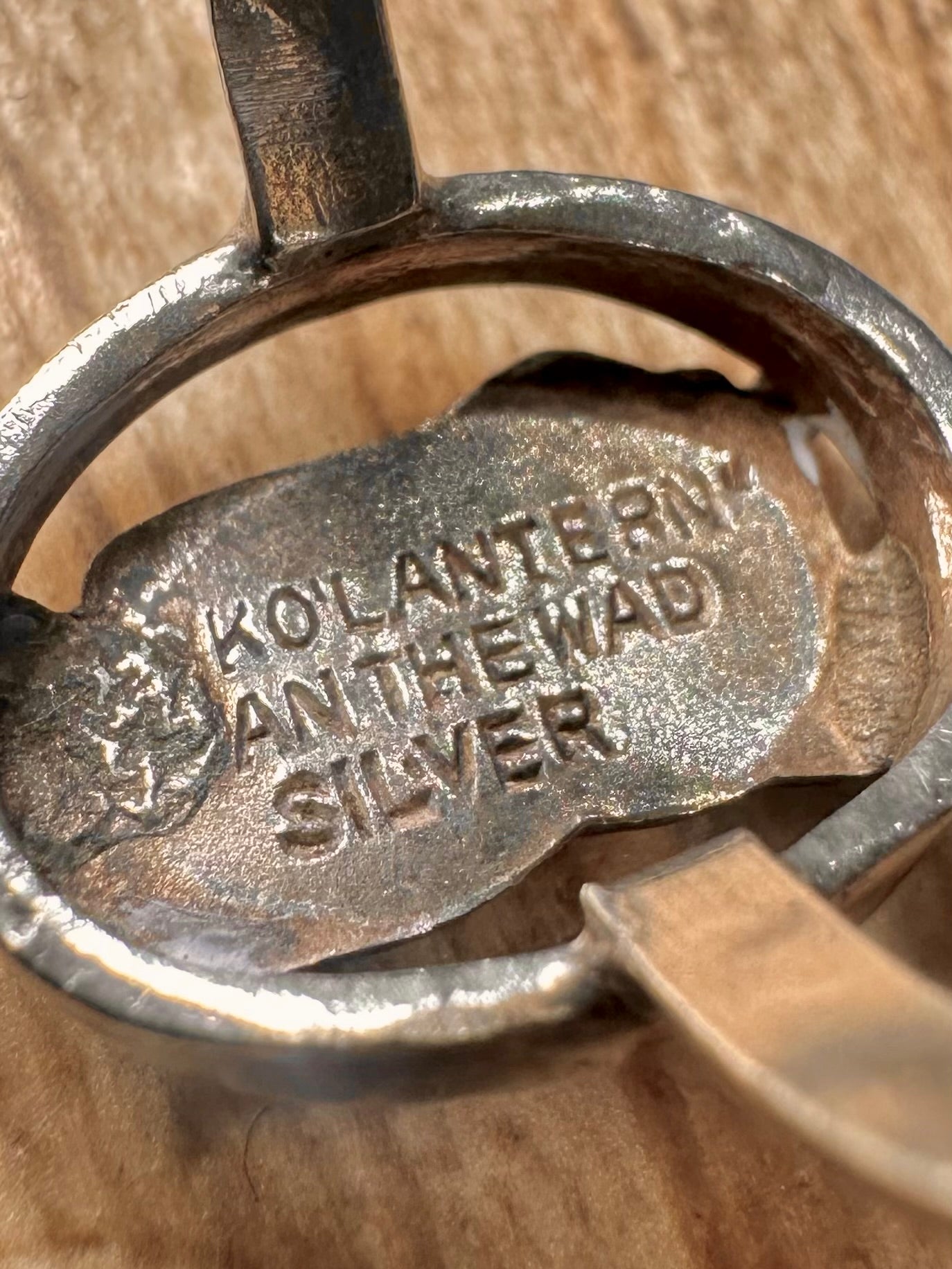 Vintage Joan The Wad 925 Sterling Silver Size R Ring