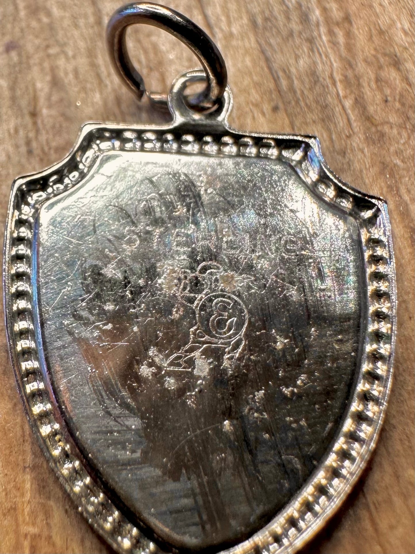Los Angeles California Shield 925 Sterling Silver Charm Pendant