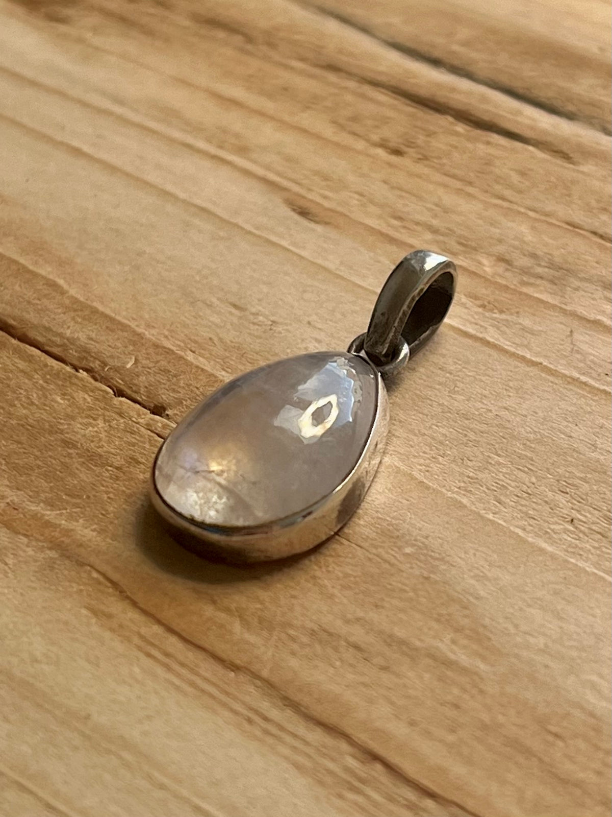 Tear Drop Moonstone 925 Sterling Silver Pendant