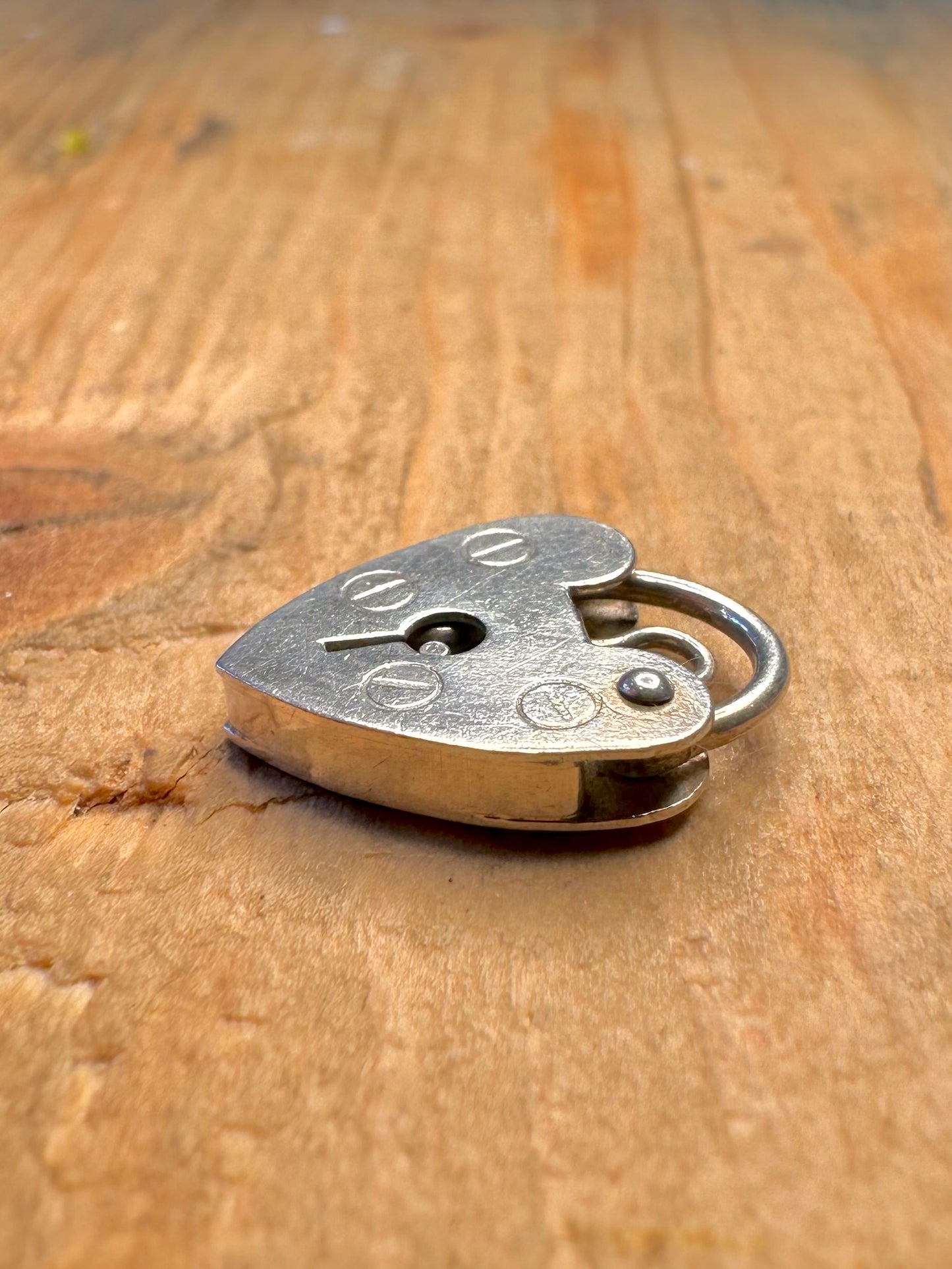 Heart 1978 Padlock Maker HG 925 Sterling Silver Pendant