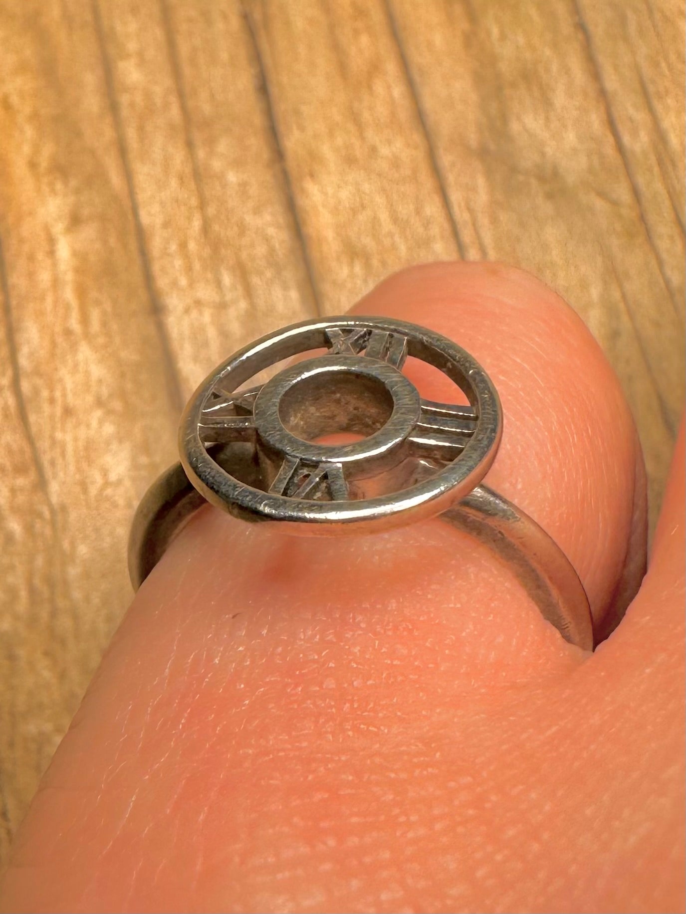 Tiffany & Co Atlas 2003 925 Sterling Silver Size L1/2 Ring