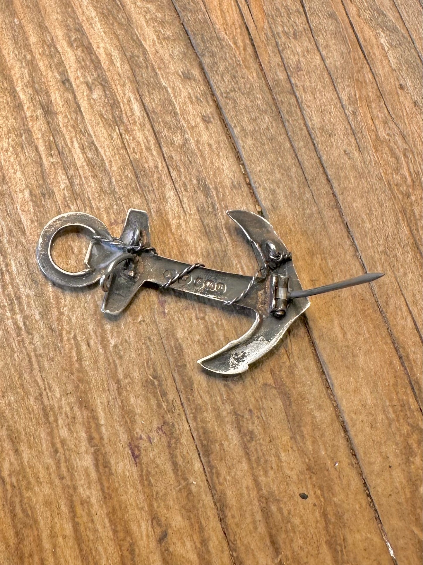 Empress of Australia 1932 Anchor 925 Sterling Silver Brooch