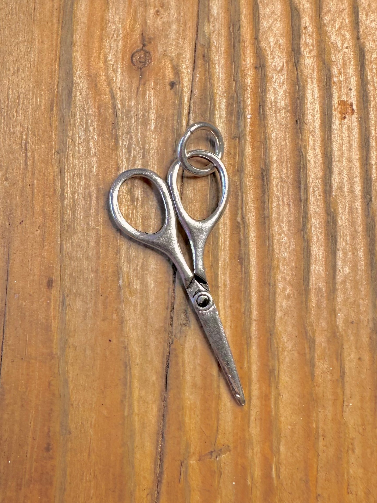 Large Scissors 925 Sterling Silver Pendant