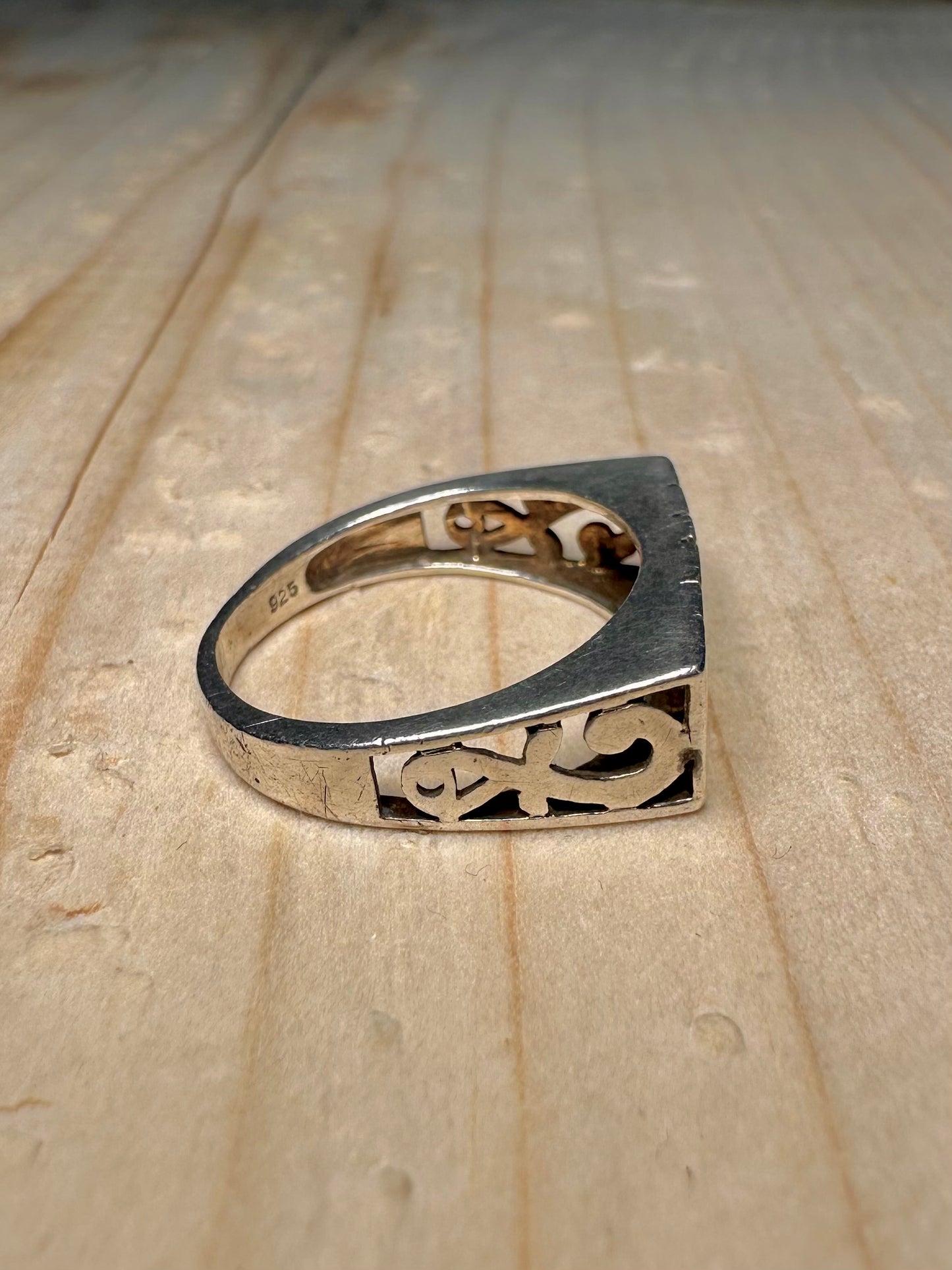 Sister 925 Sterling Silver Size U Ring