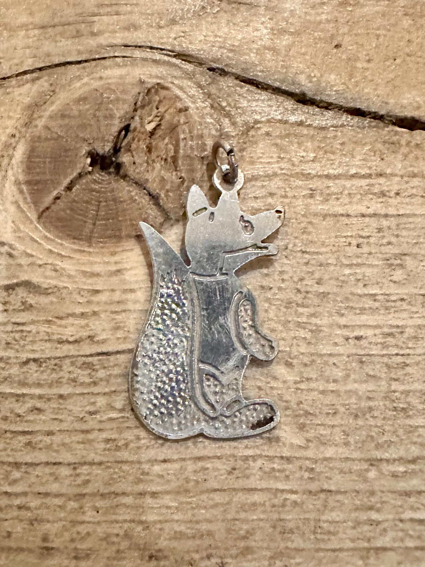 Vintage Basil Brush 925 Silver Pendant