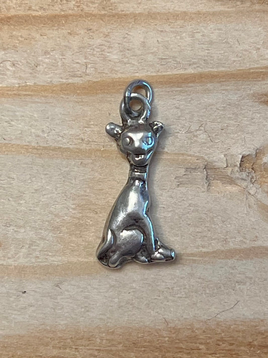 Sitting Cat 925 Sterling Silver Pendant