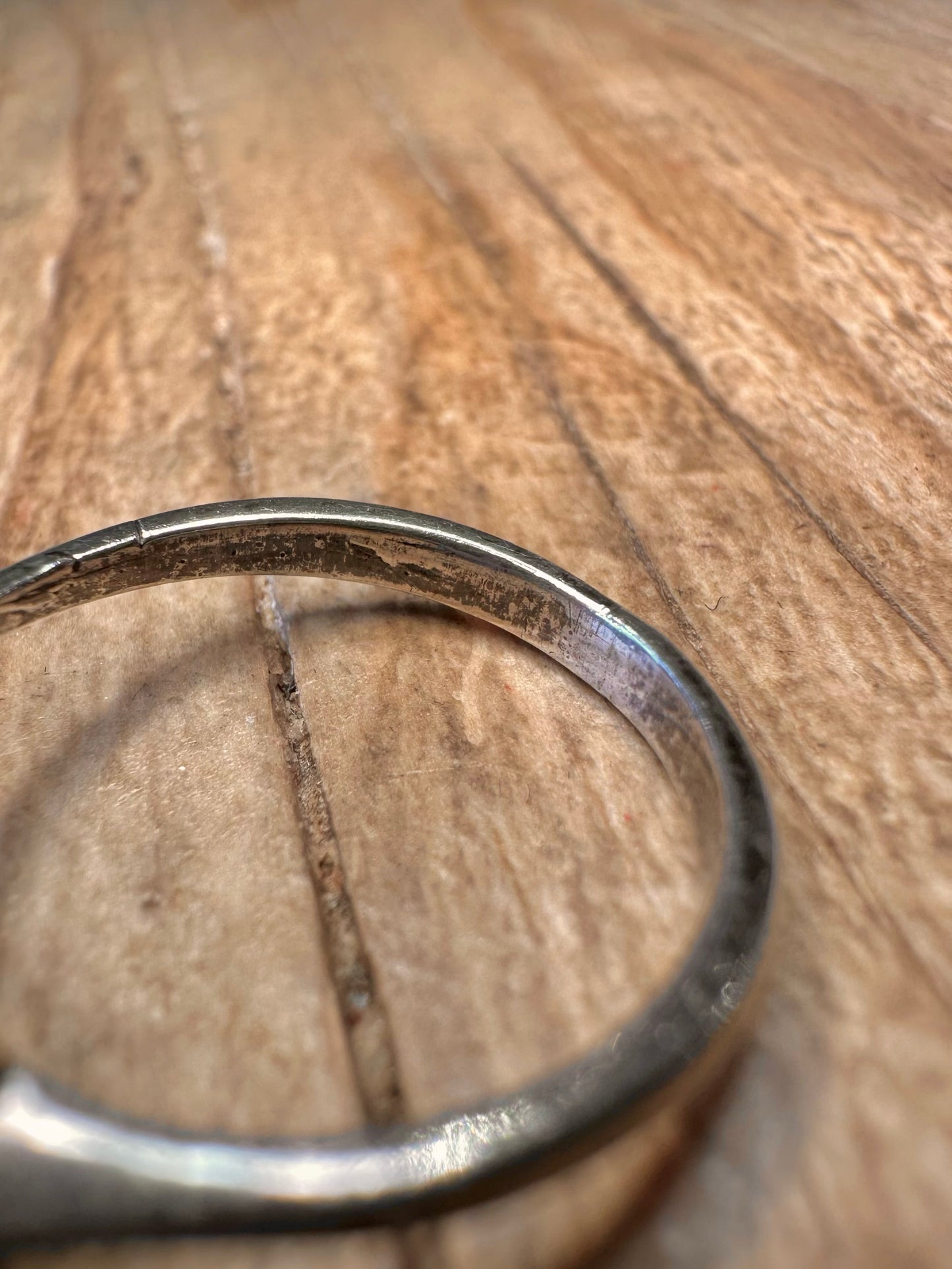 Vintage Garnet Cluster 925 Sterling Silver Size K1/2 Ring