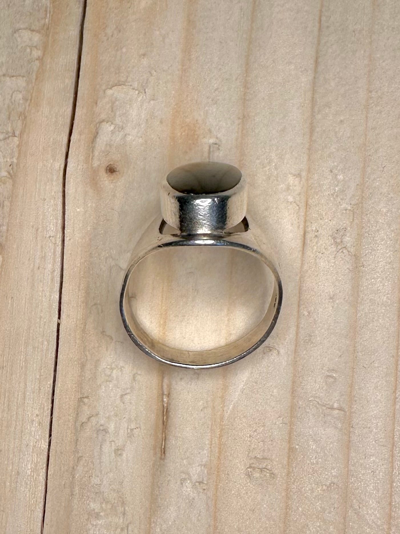 Onyx Signet 925 Sterling Silver Size Q Ring