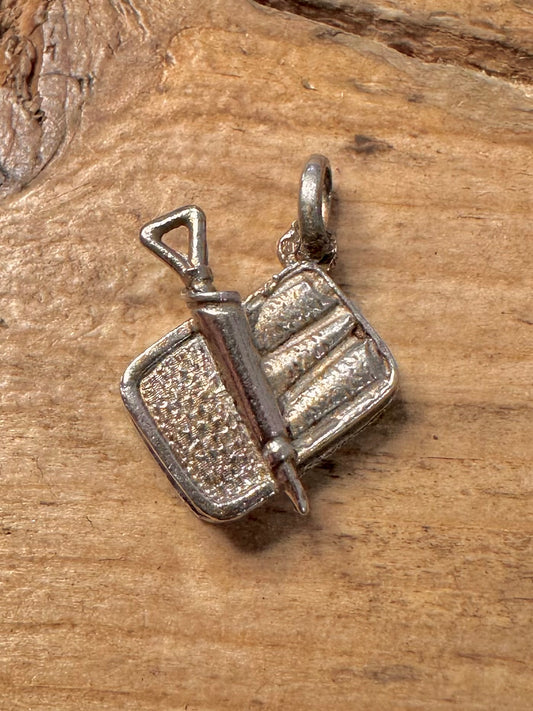 Vintage Can of Sardines Portugal 925 Silver Pendant
