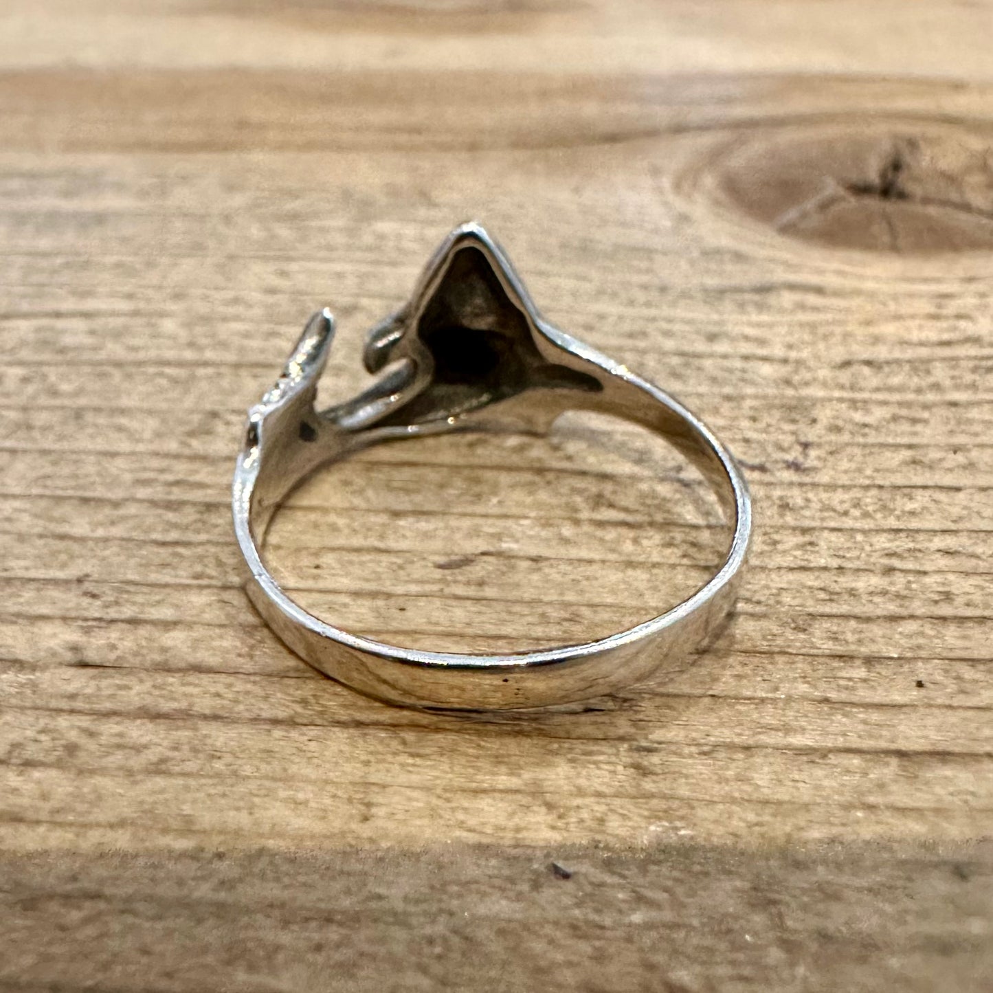 Vintage Shark 925 Silver Size O Ring