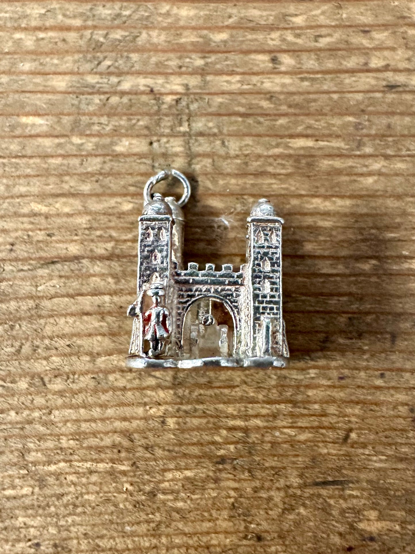 Vintage Tower of London 925 Silver Charm Pendant