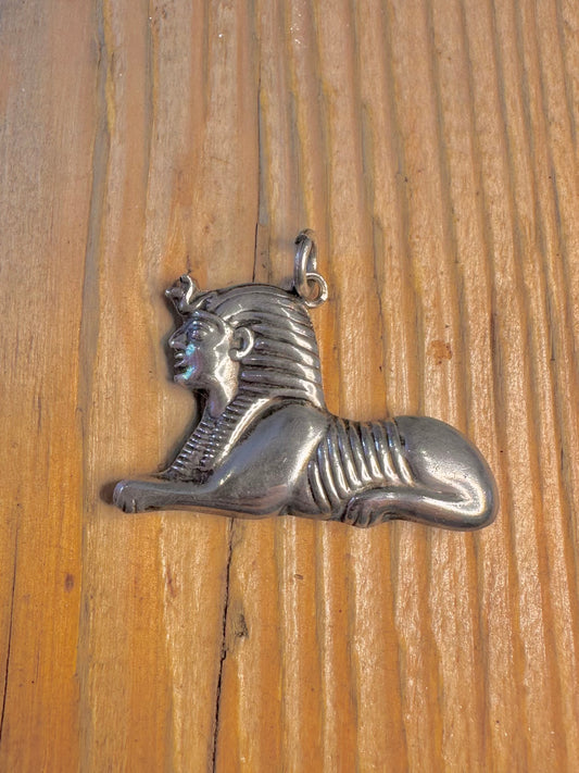 Egyptian Sphinx 925 Silver Pendant