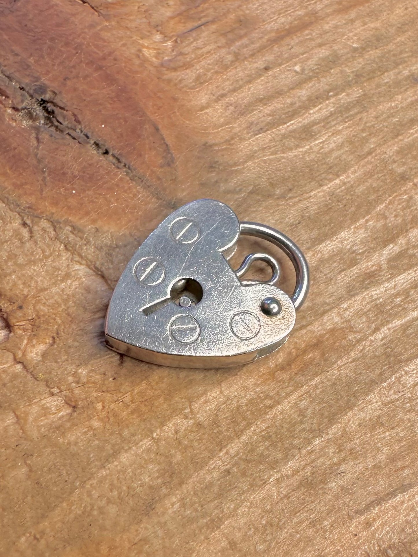 Heart 1978 Padlock Maker HG 925 Sterling Silver Pendant