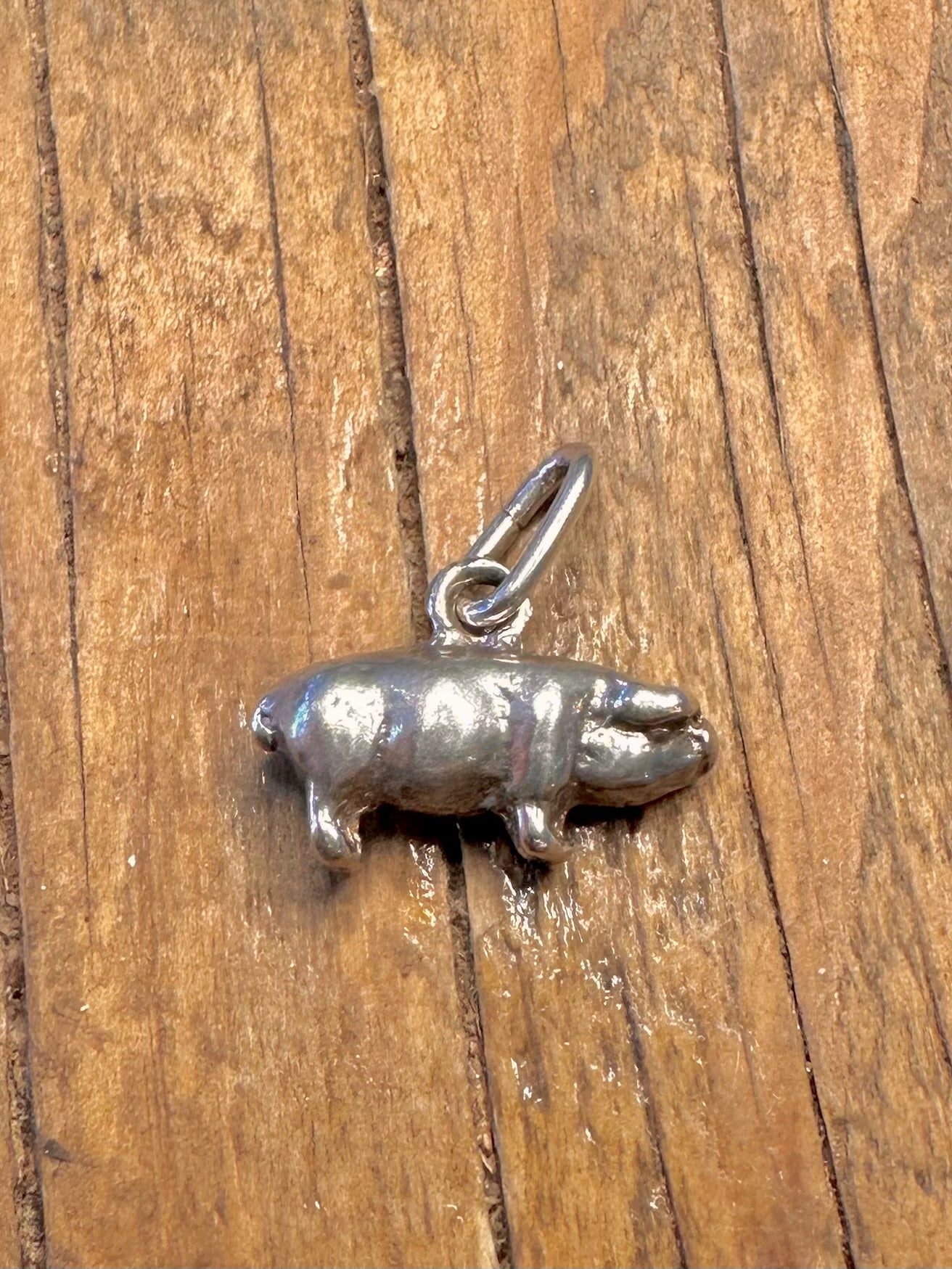 Pig 925 Sterling Silver Charm Pendant