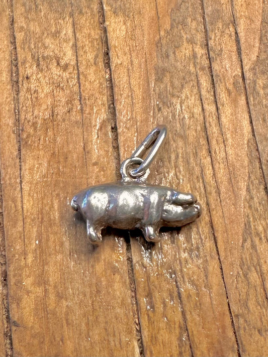 Pig 925 Sterling Silver Charm Pendant