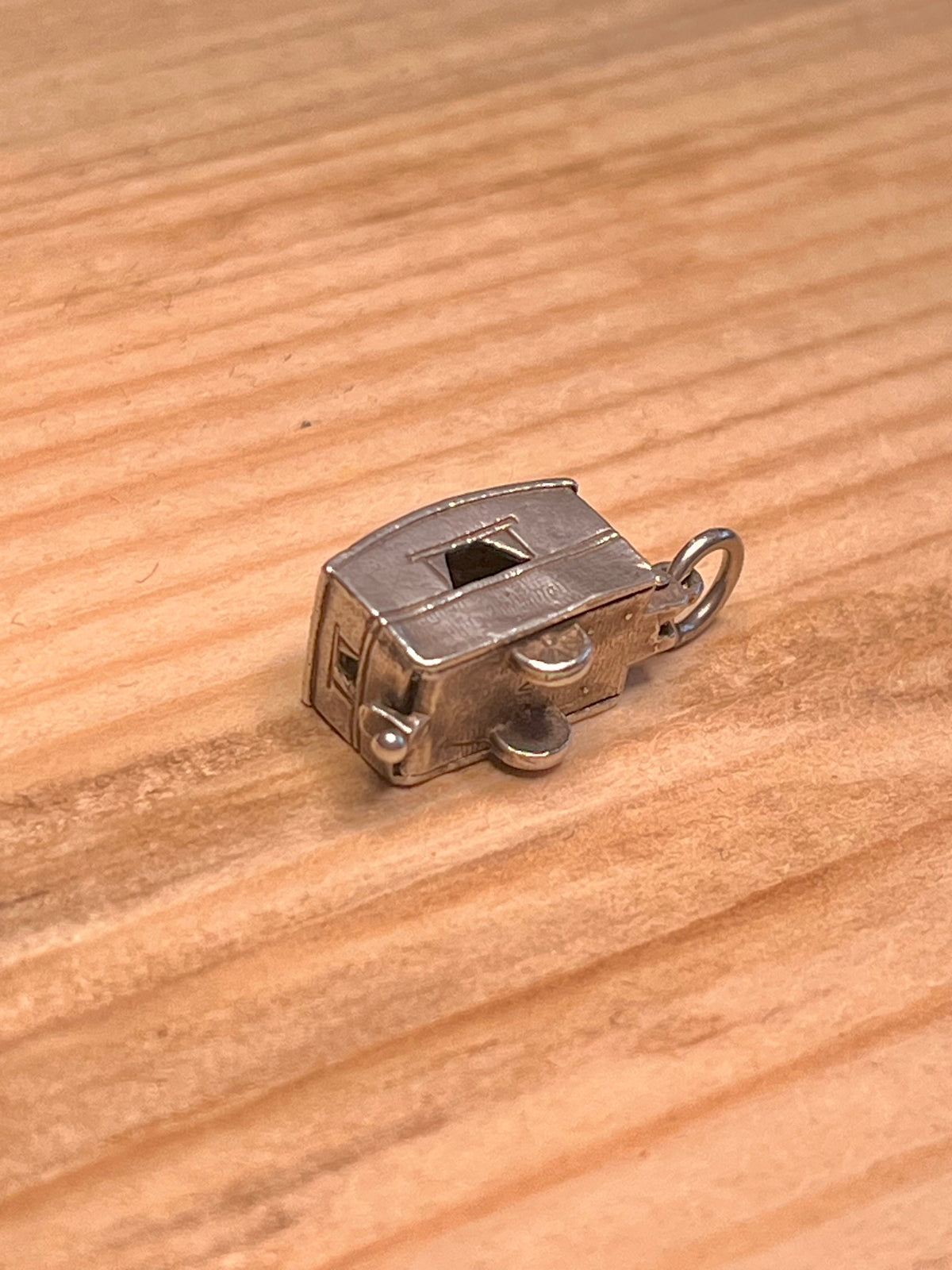 Small Caravan Articulated 925 Sterling Silver Pendant
