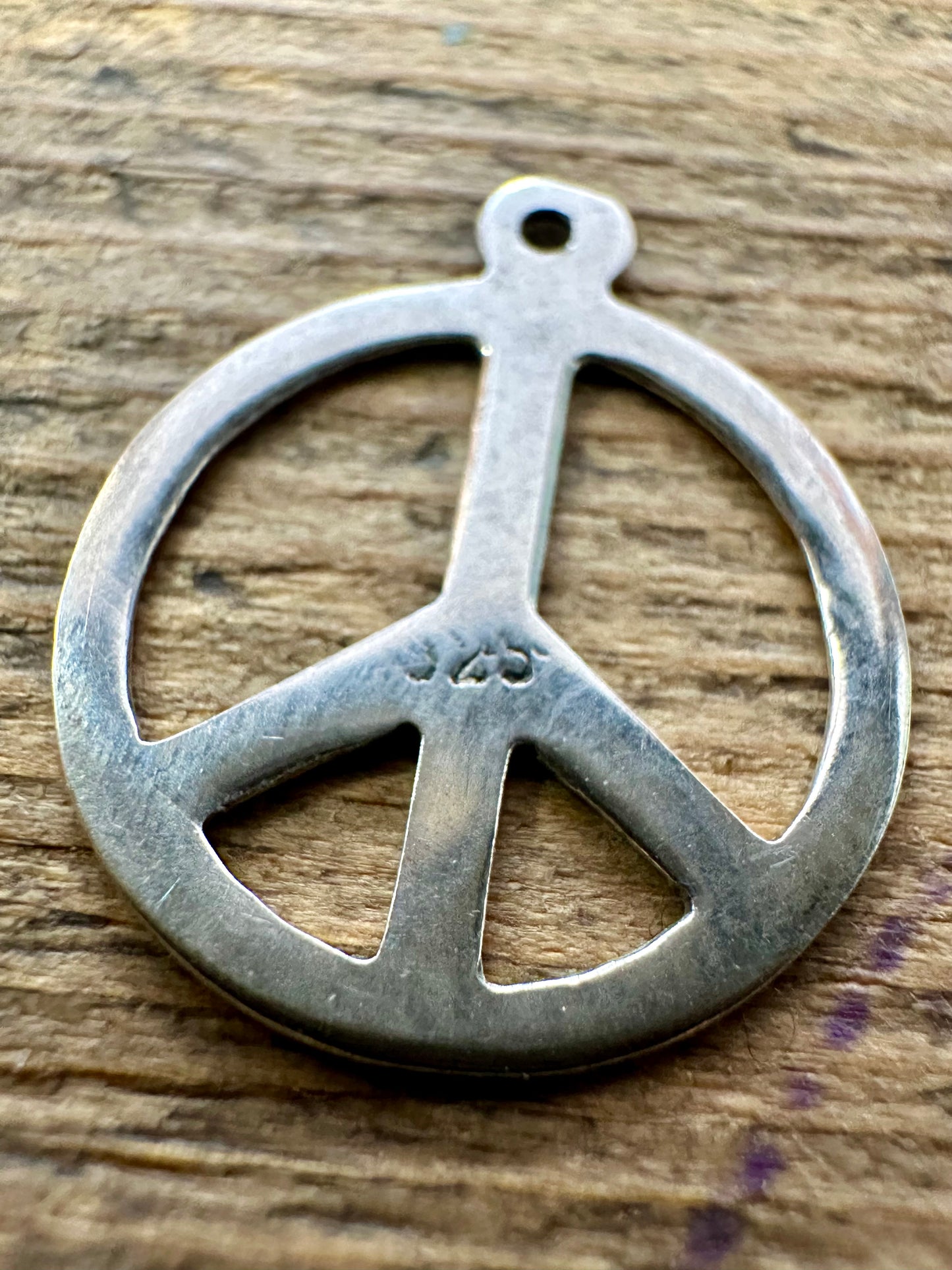 Vintage CND Peace 925 Silver Pendant