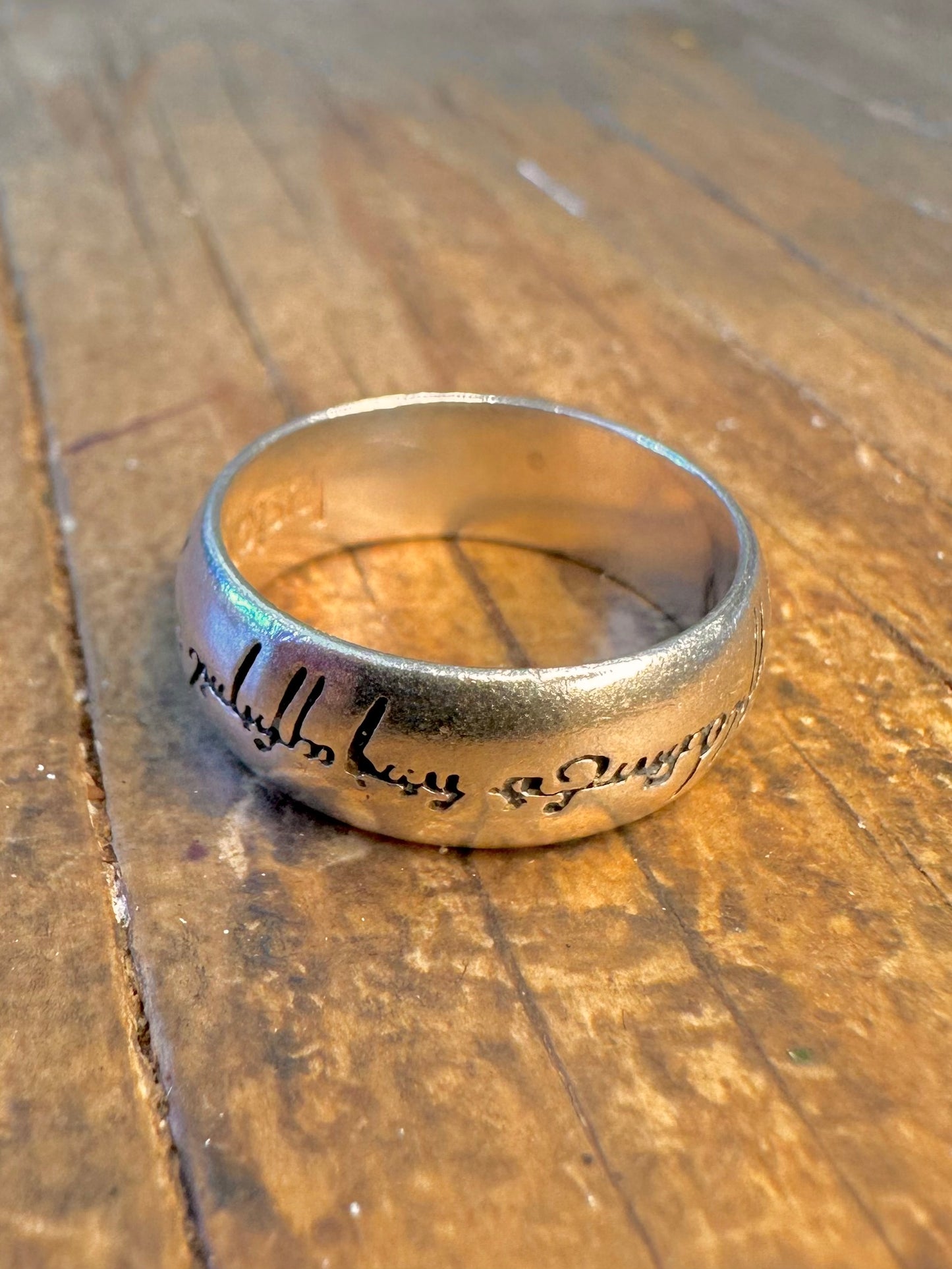 Lord of the Rings Band Maker Fusion 925 Sterling Silver Size M1/2 Ring