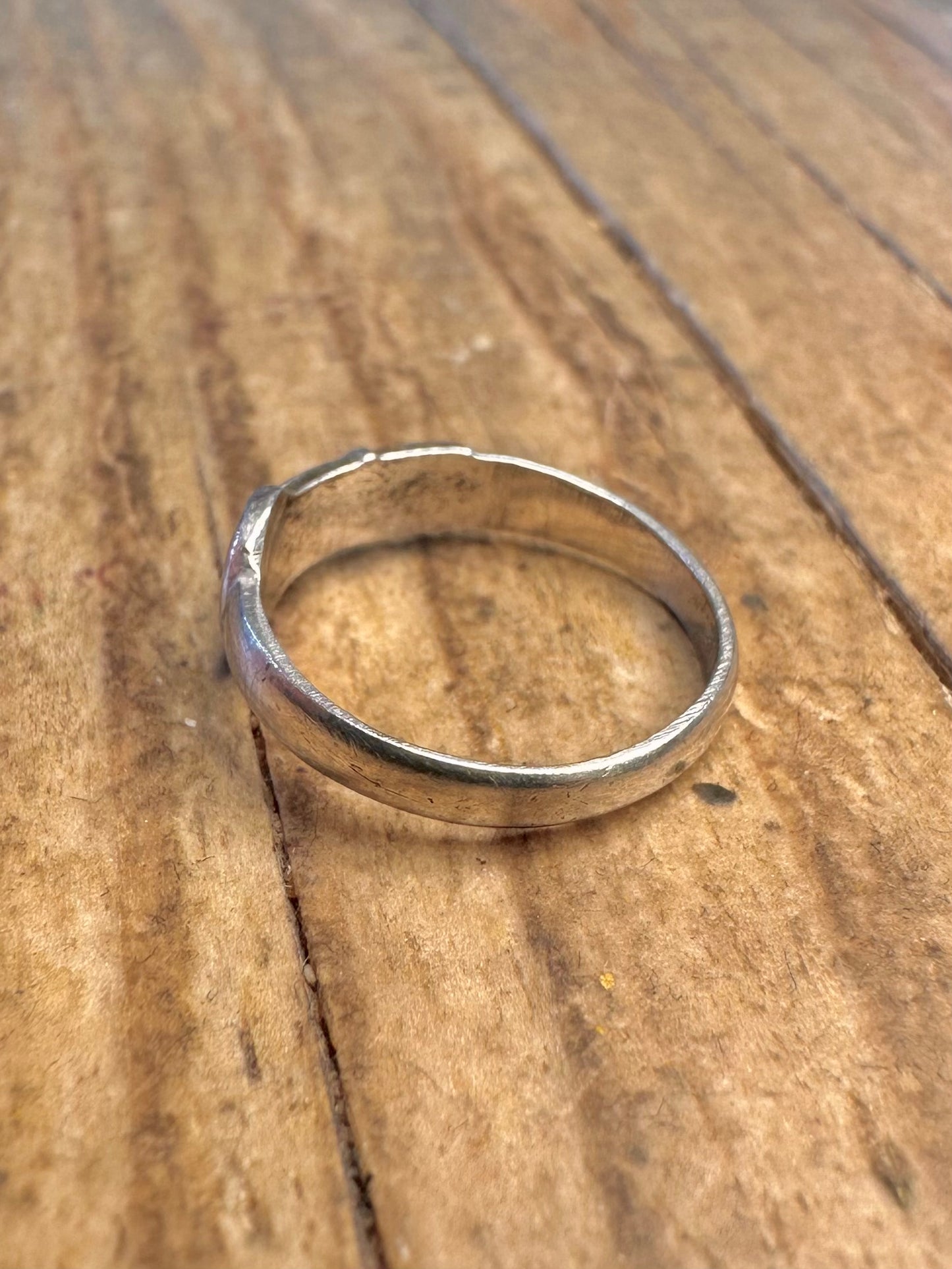 Buckle 925 Sterling Silver Size E Ring